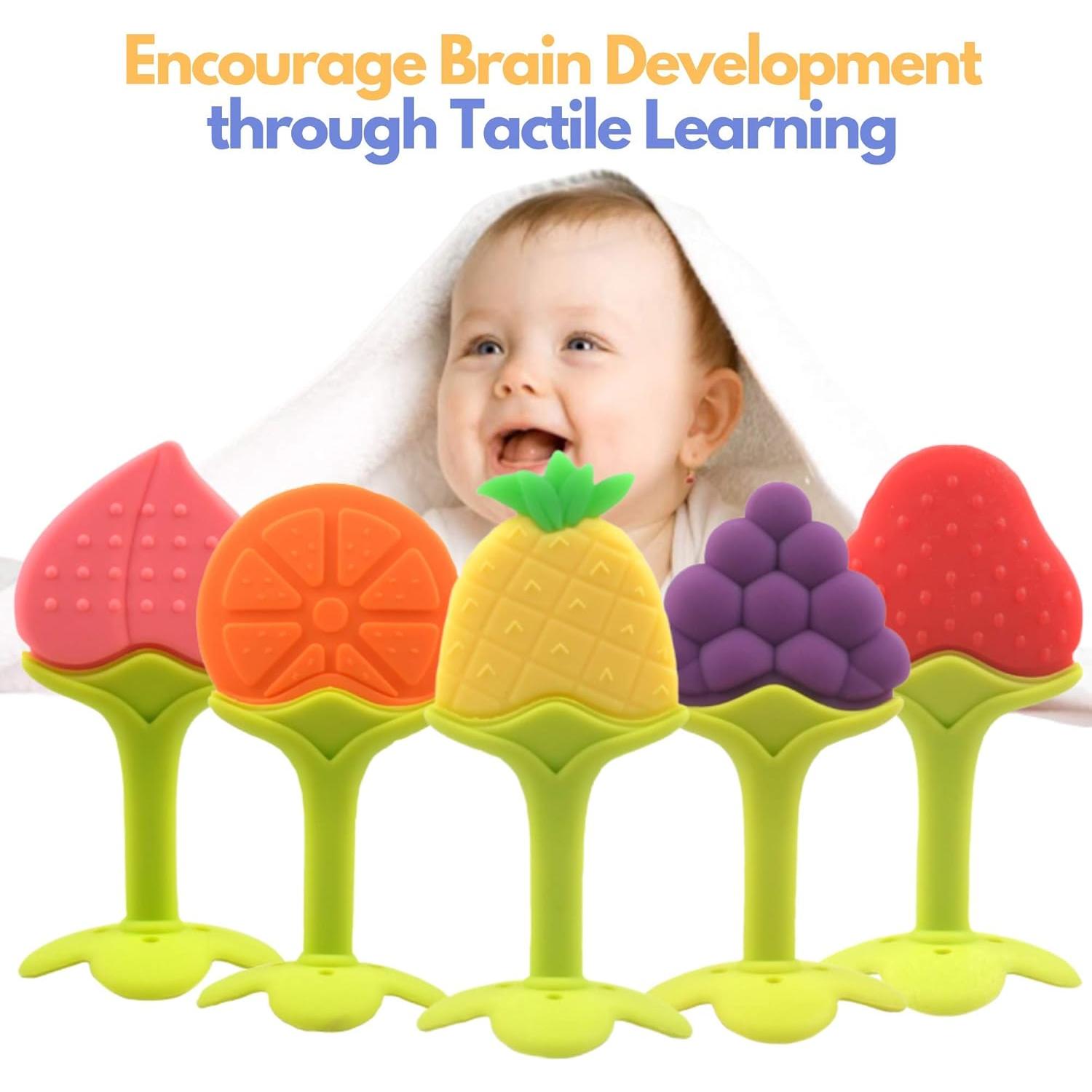 Set de Juguetes de Dentición Nearbyme para Bebés - 5 Piezas