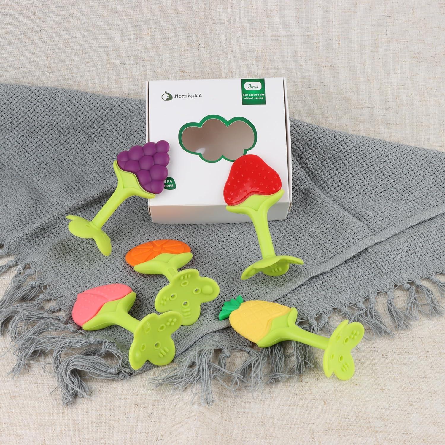 Set de Juguetes de Dentición Nearbyme para Bebés - 5 Piezas