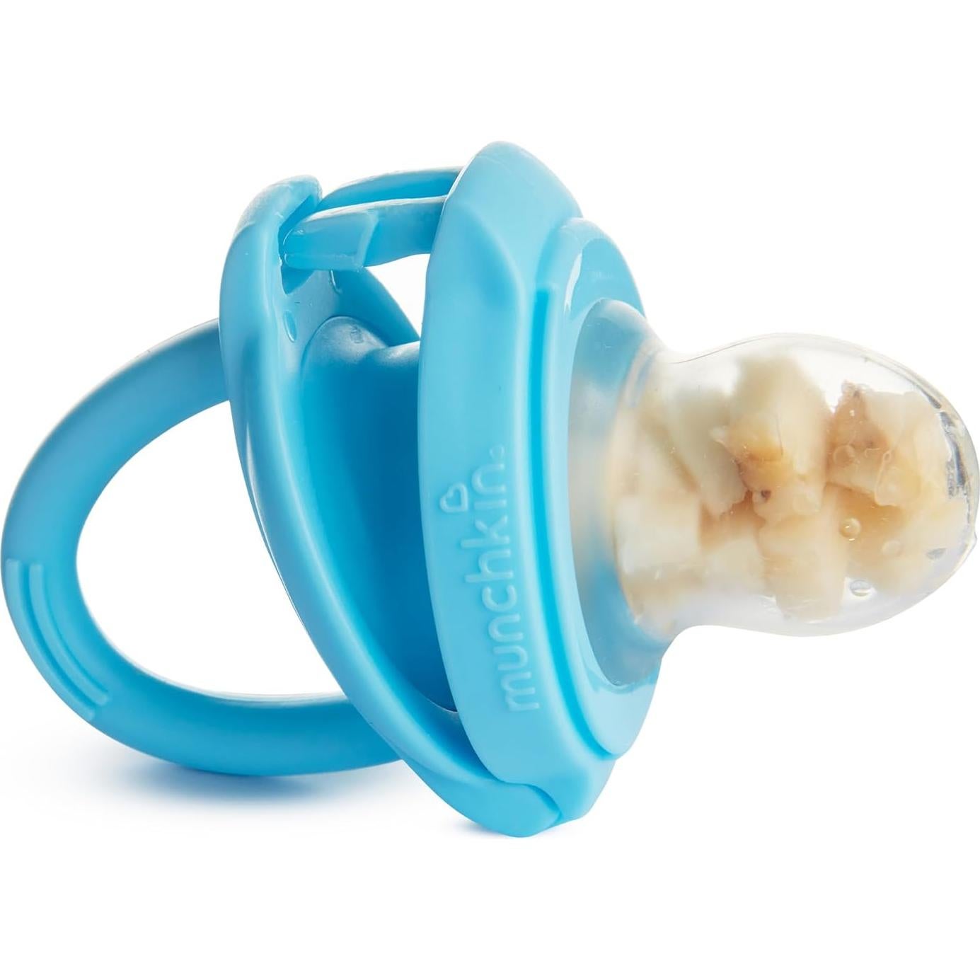 Alimentador de Silicona Munchkin para Bebés - 2 Piezas Azul/Menta