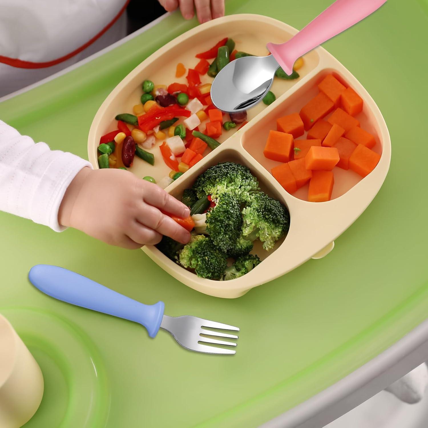 Set de Cubiertos para Niños Pimoys 6 Piezas Acero Inoxidable