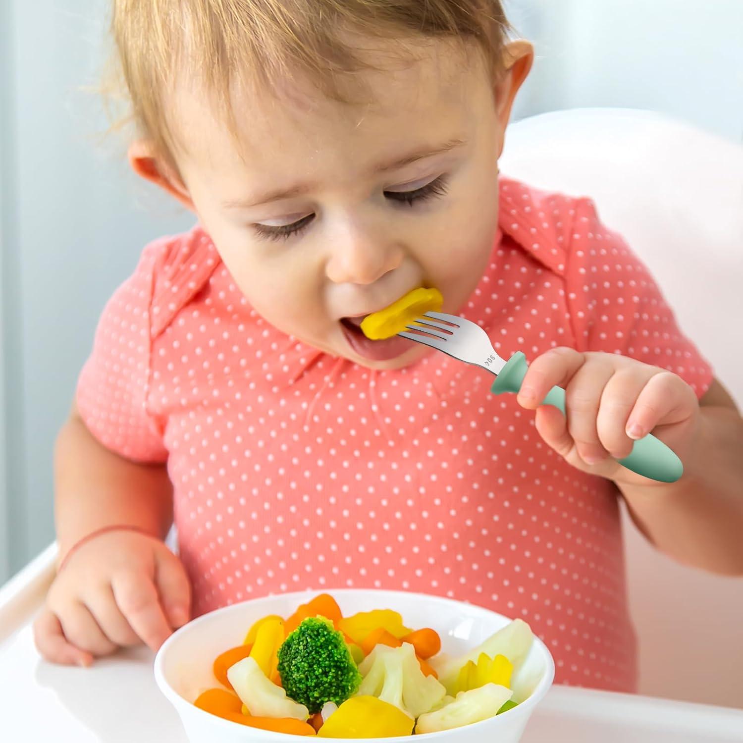 Set de Cubiertos para Niños Pimoys 6 Piezas Acero Inoxidable