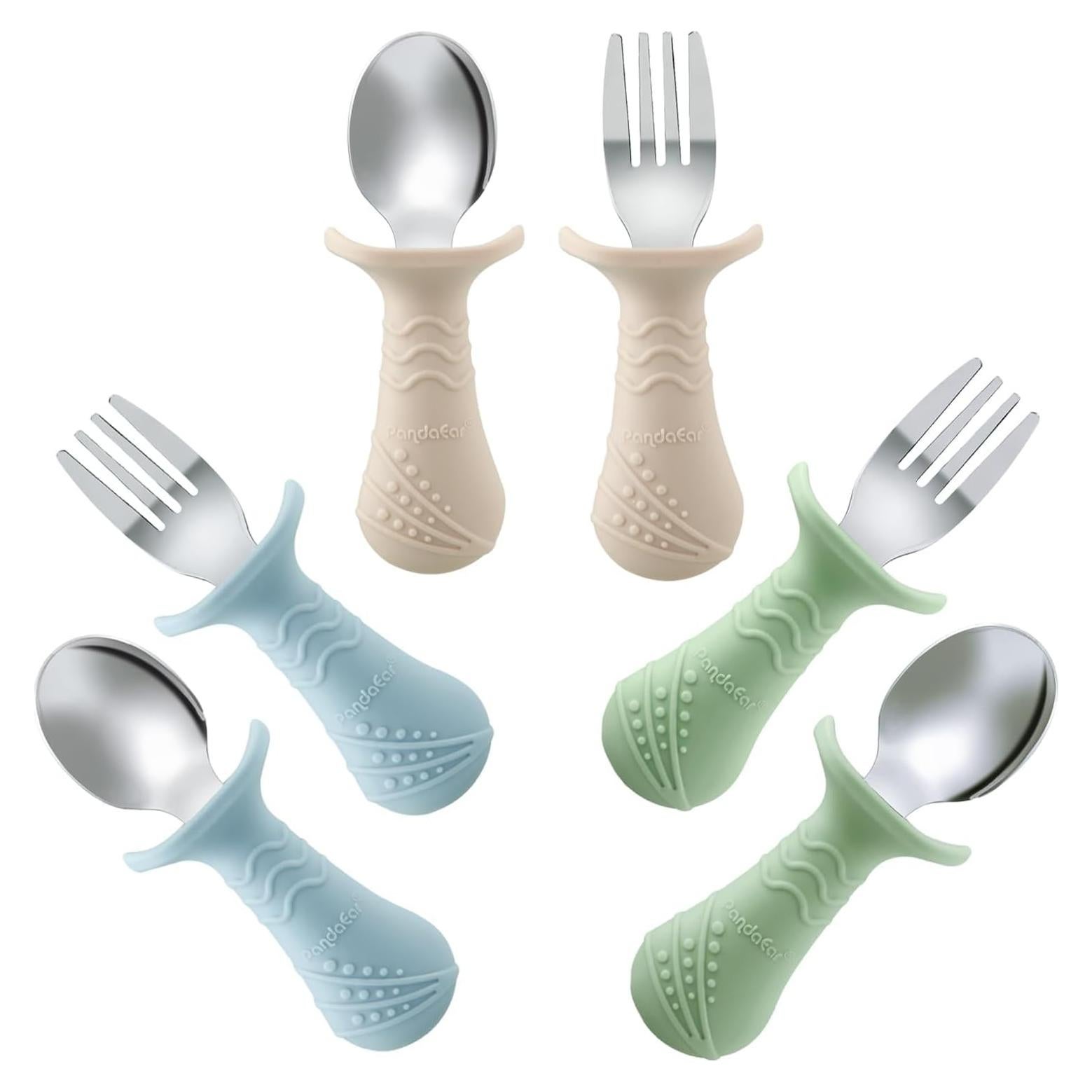 Juego de Utensilios de Acero Inoxidable PandaEar 6 Piezas