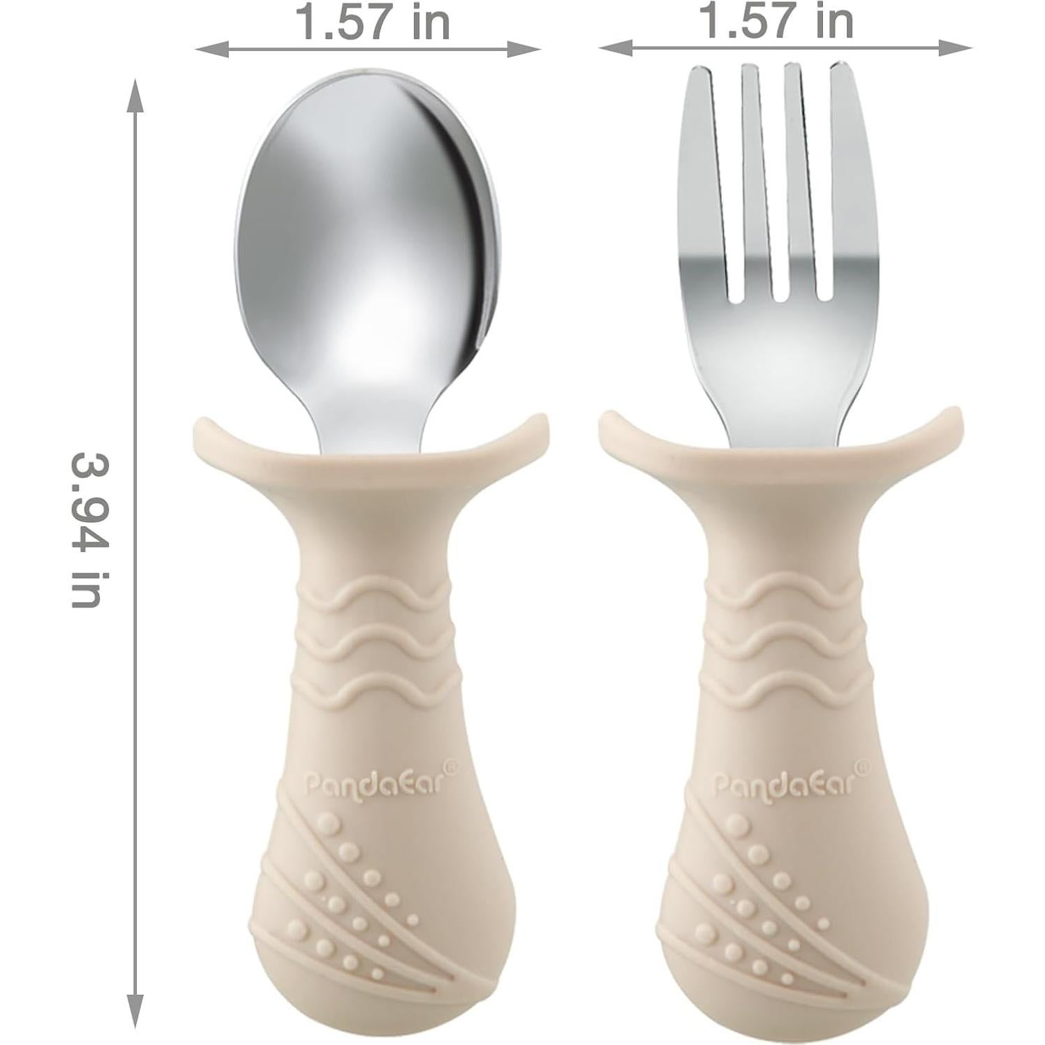 Juego de Utensilios de Acero Inoxidable PandaEar 6 Piezas