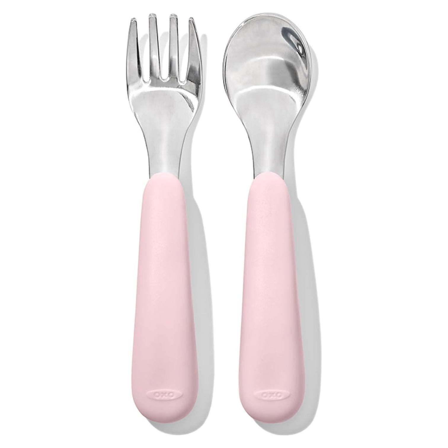 Juego de Tenedor y Cuchara OXO Tot - Acero Inoxidable Flor