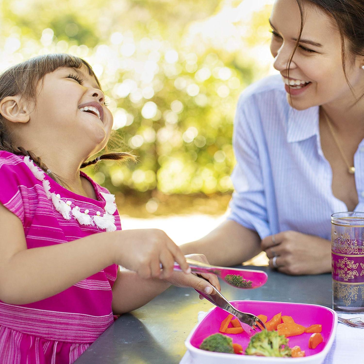 Utensilios de Acero Inoxidable Munchkin para Niños - 3 Piezas