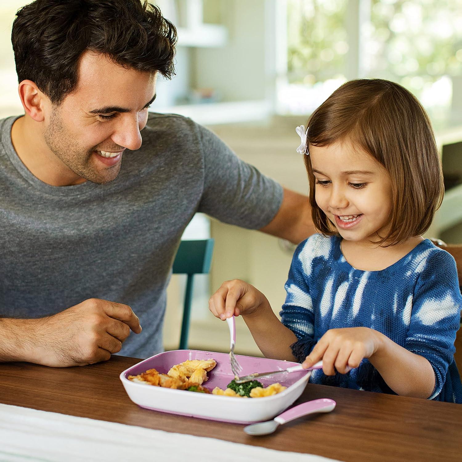 Juego de Utensilios para Niños Munchkin Splash 6 Piezas Rosa/Púrpura