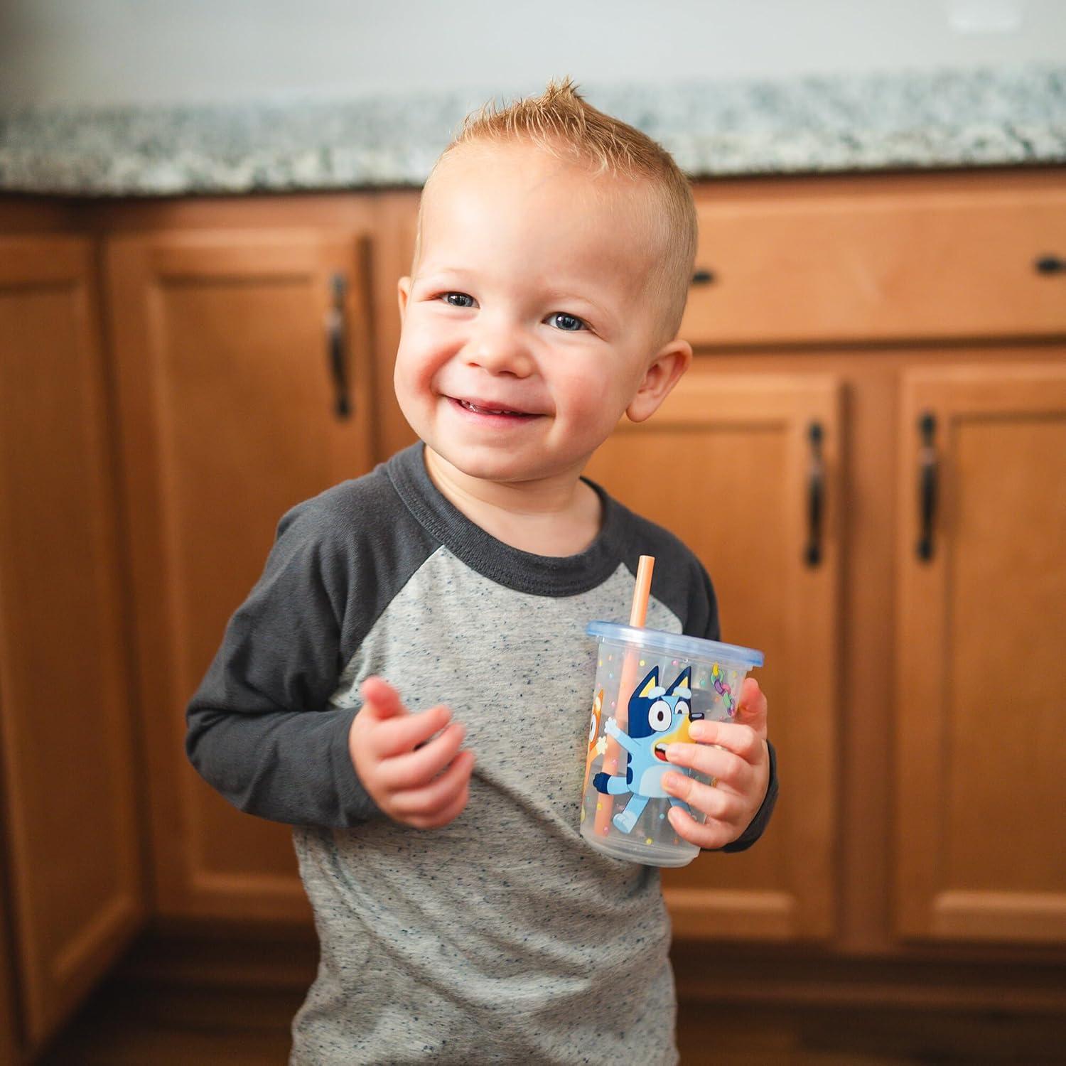 Tazas Antidesbordamiento Bluey - 10 Tazas Reutilizables 295 ml