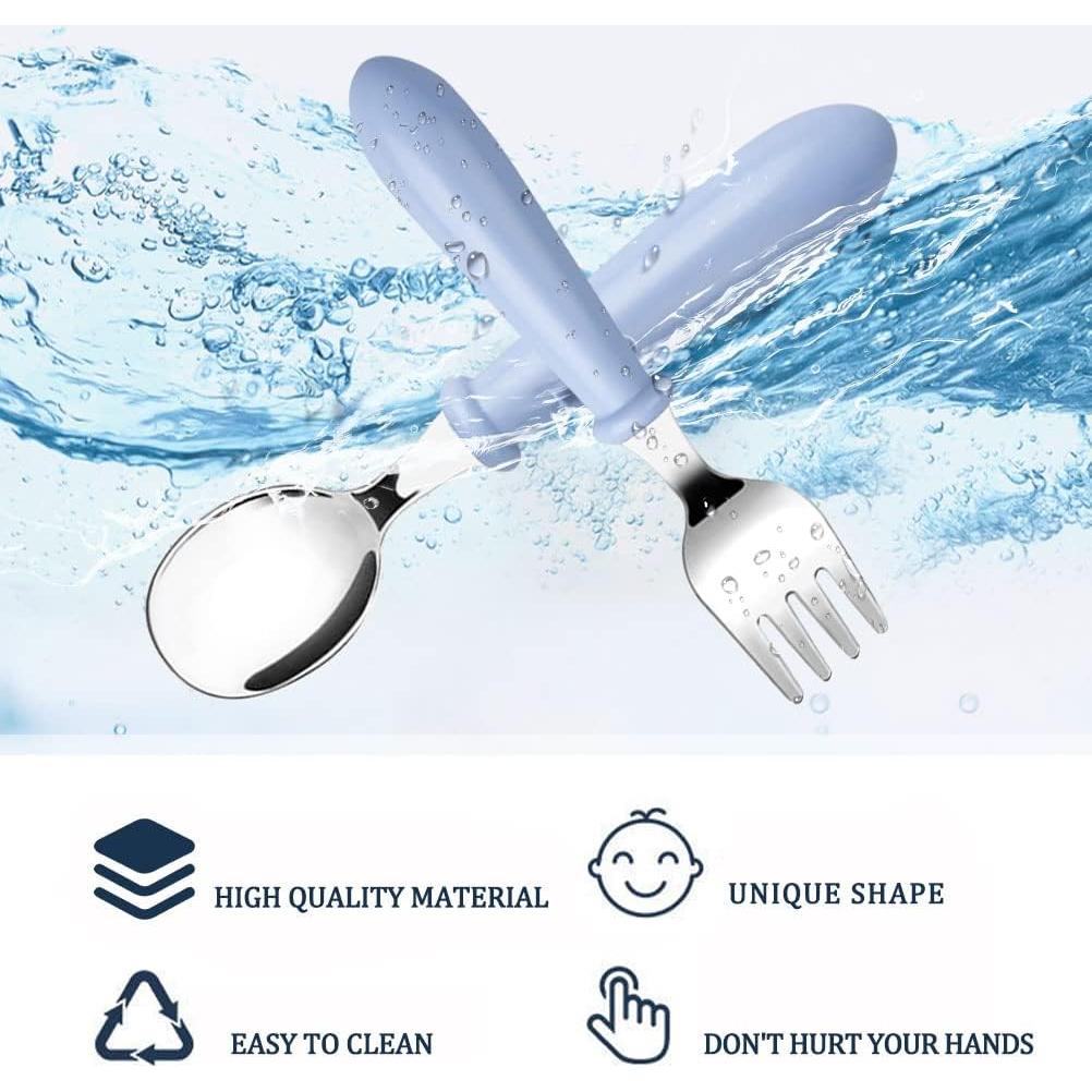 Set de Utensilios para Niños Pimoys 6 Piezas Acero Inoxidable