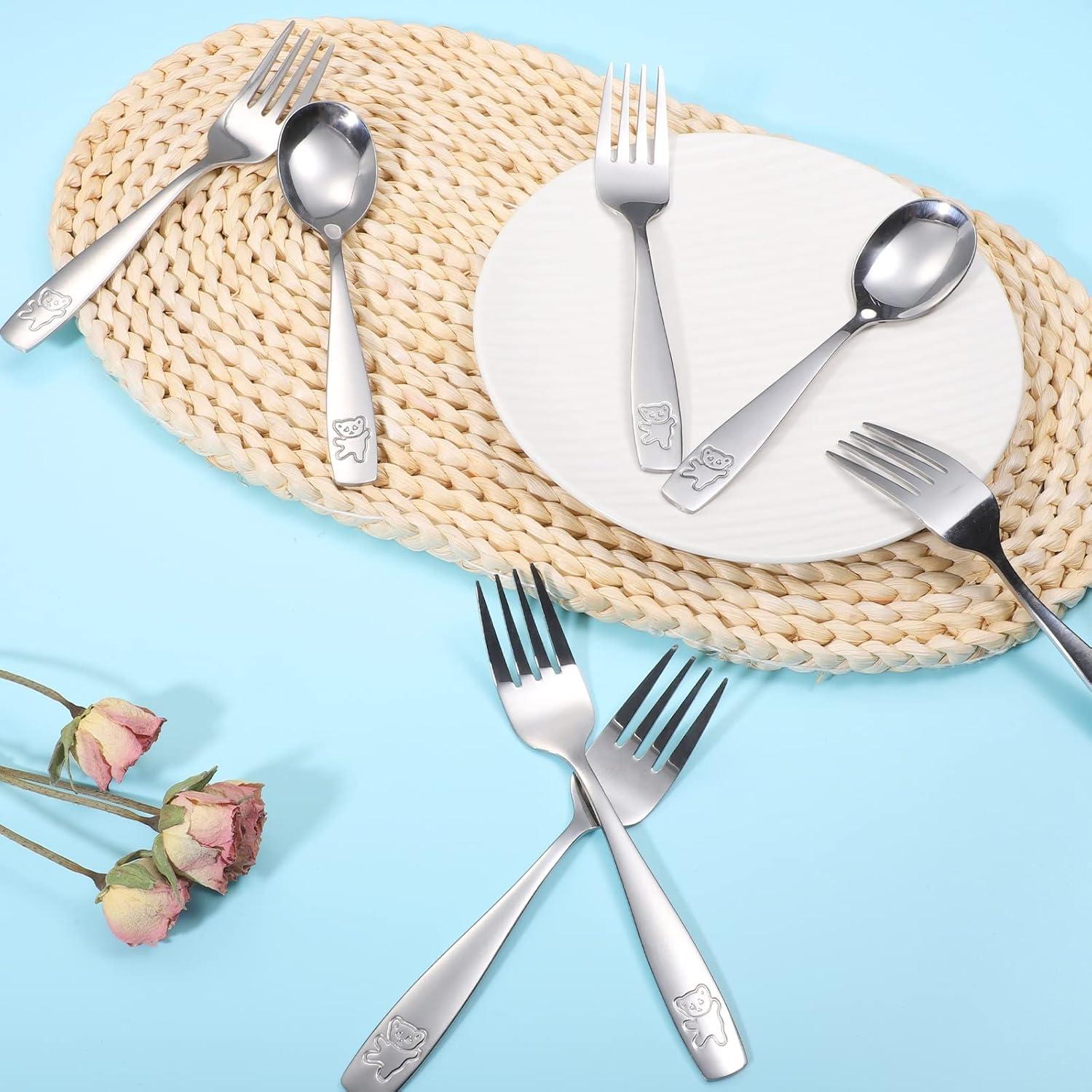 Set de Utensilios para Niños Pimoys 6 Piezas Acero Inoxidable