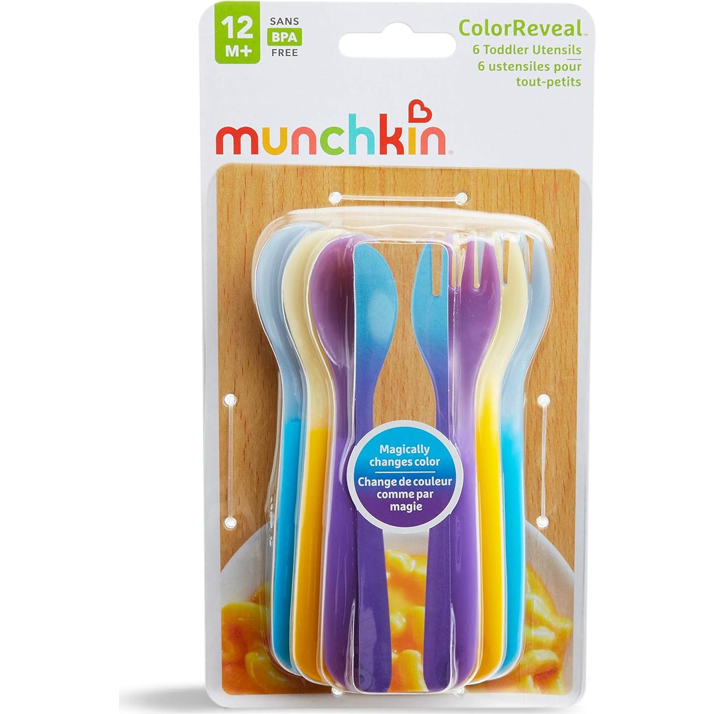 Utensilios para Niños Munchkin ColorReveal 6 Piezas