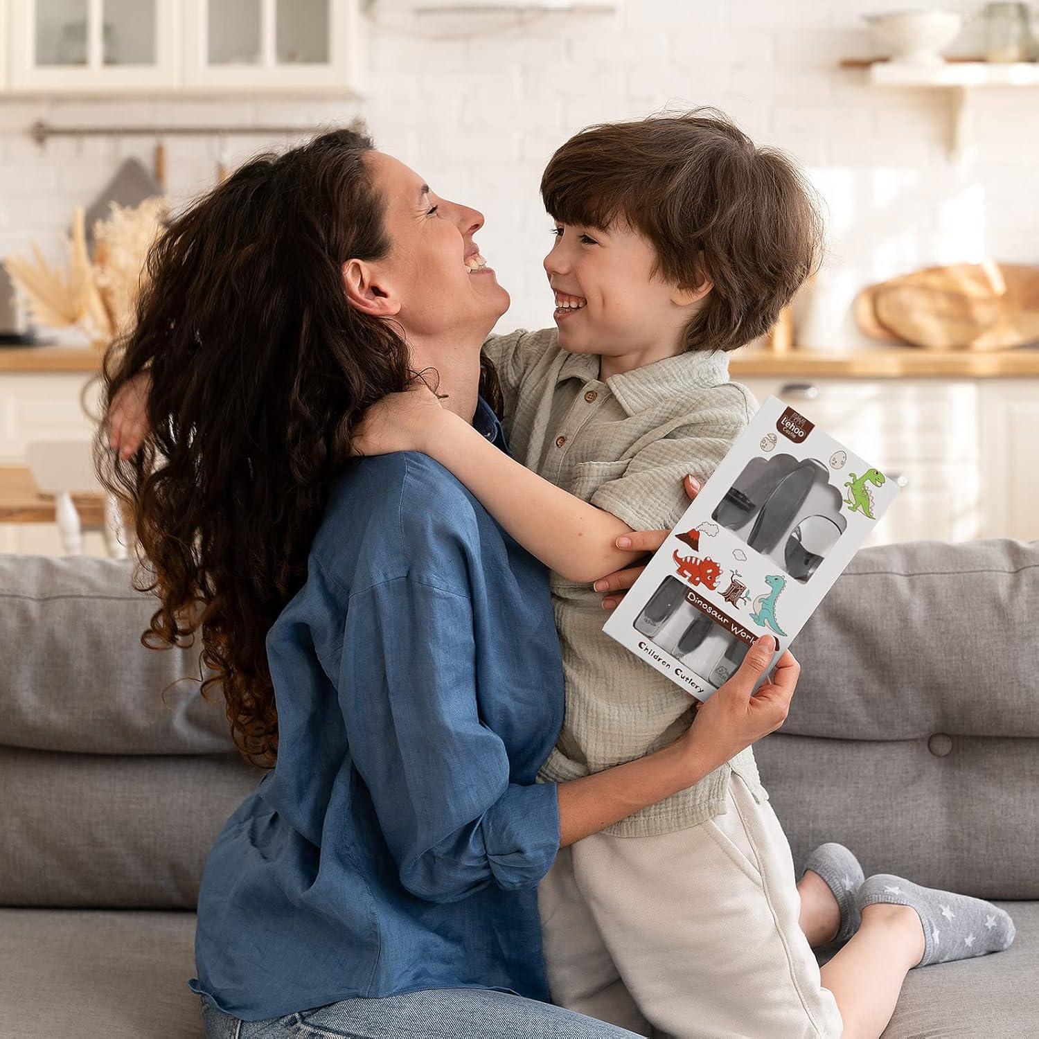 Juego de Cubiertos para Niños Lehoo Castillo 6 Piezas Acero Inoxidable