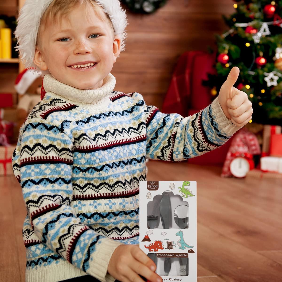 Juego de Cubiertos para Niños Lehoo Castillo 6 Piezas Acero Inoxidable