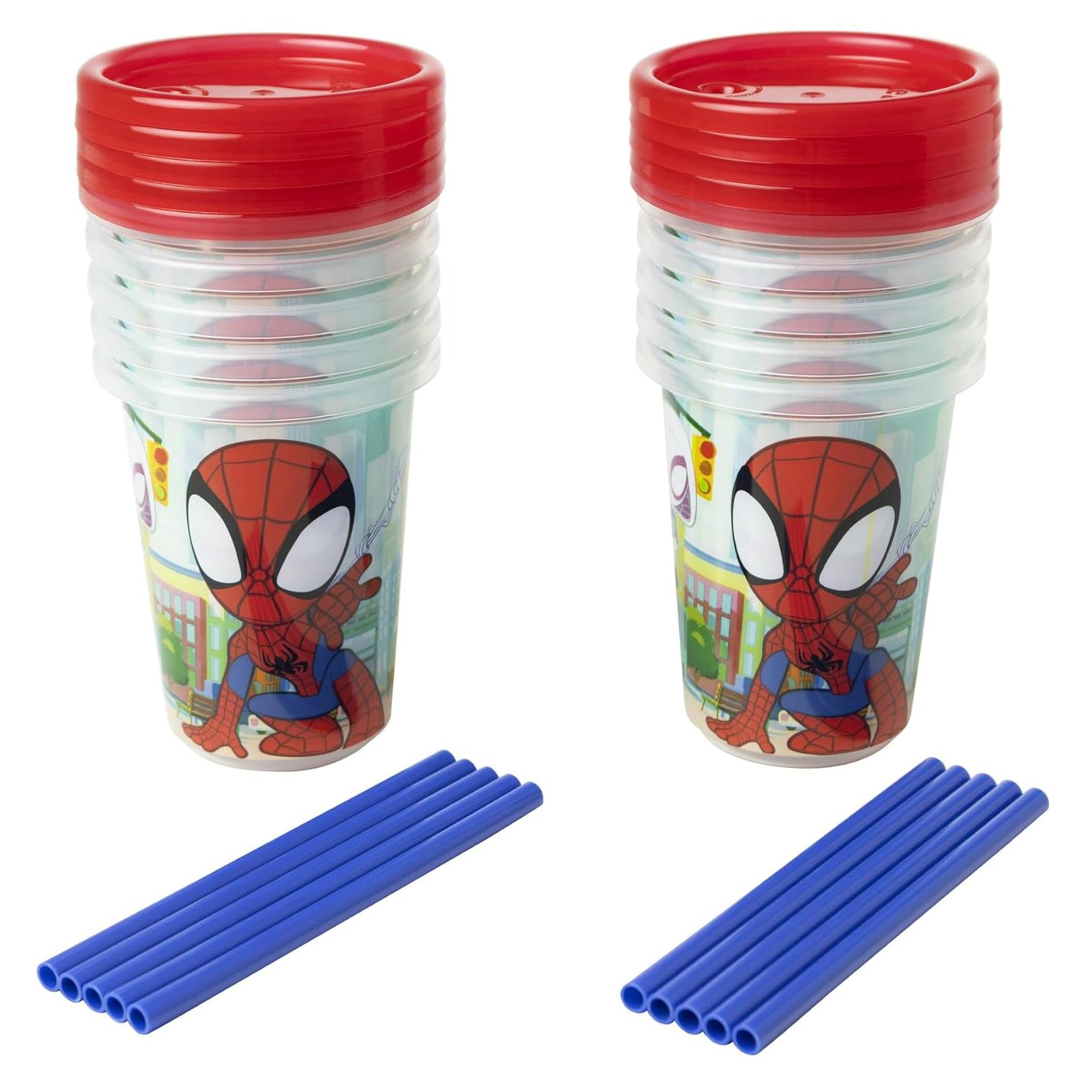 Tazas Sippy Spidey y Amigos - 10 Oz - Antiderrame
