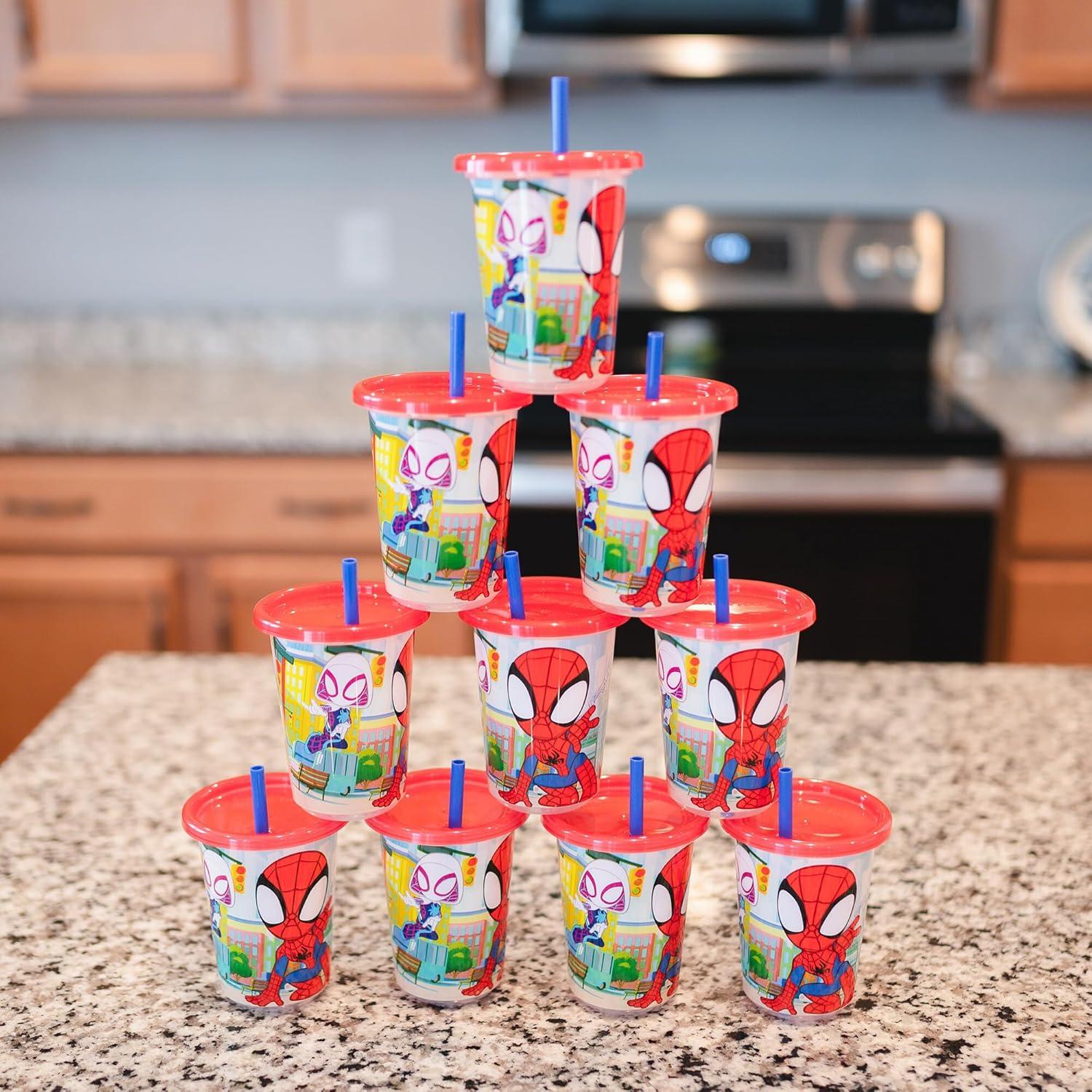 Tazas Sippy Spidey y Amigos - 10 Oz - Antiderrame