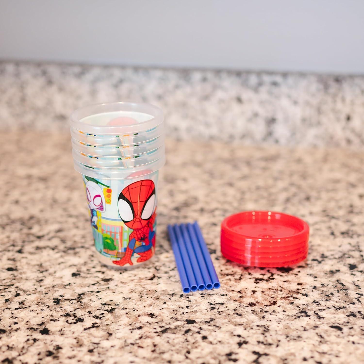 Tazas Sippy Spidey y Amigos - 10 Oz - Antiderrame
