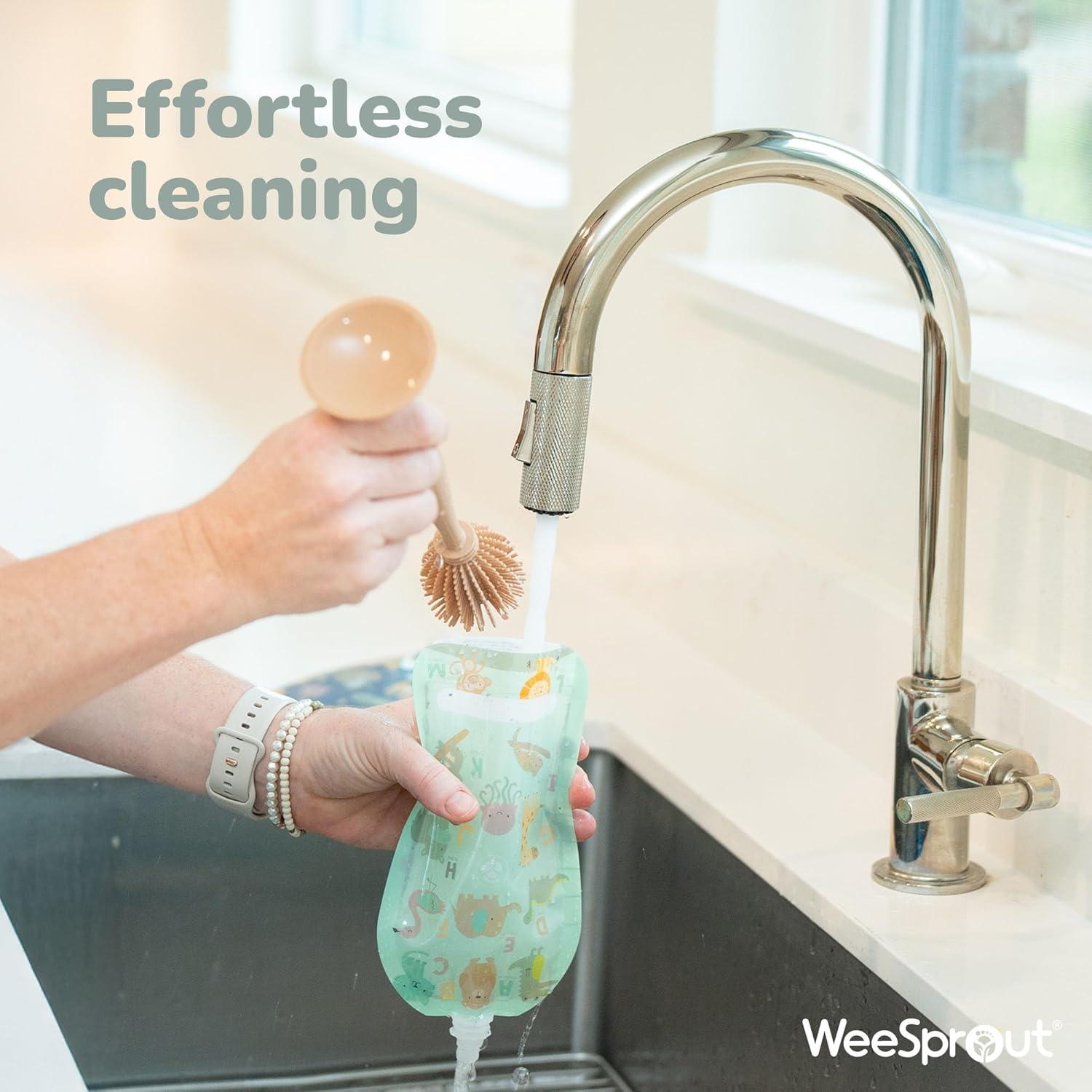 Bolsas de Comida Reutilizables WeeSprout 6 Piezas Animales