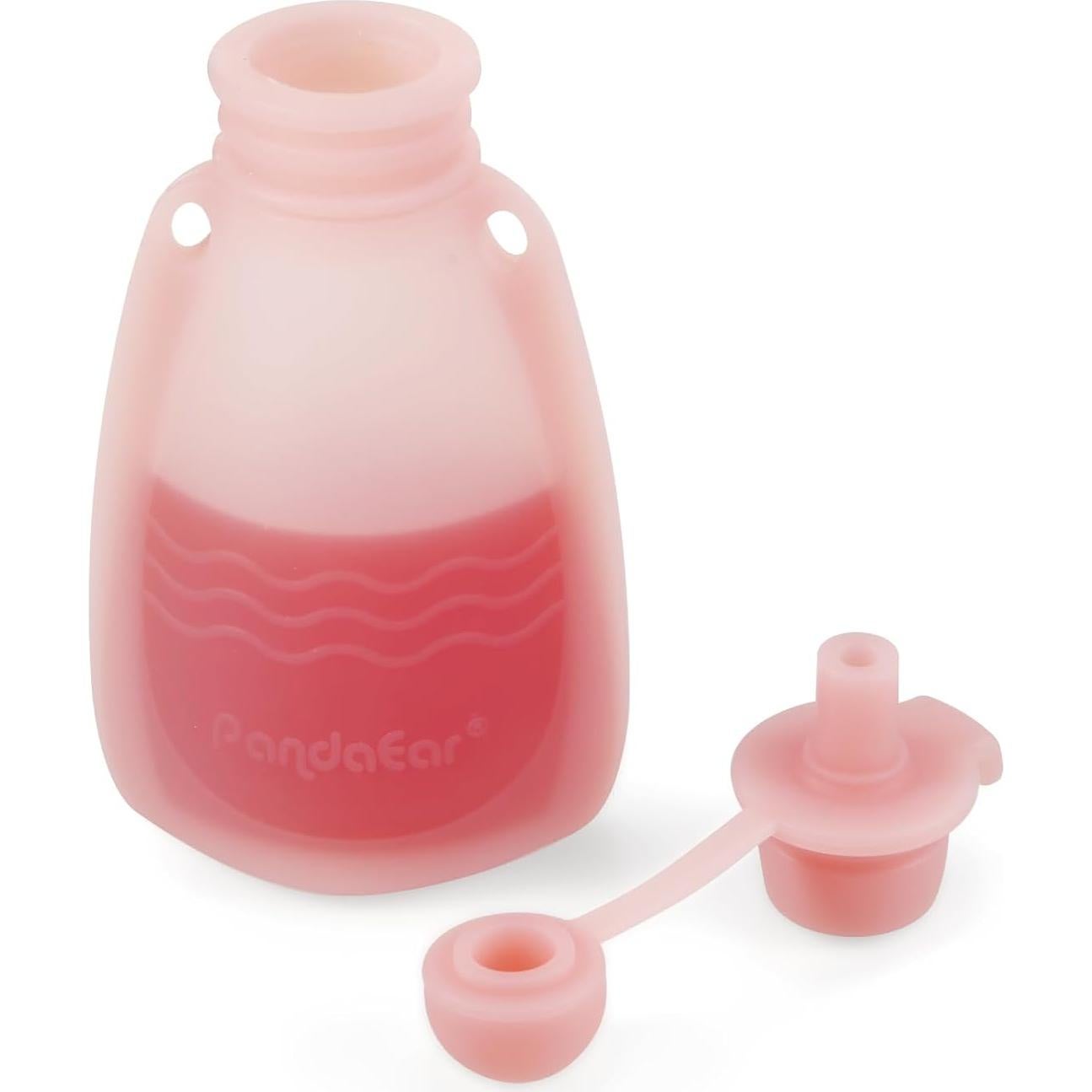 Bolsas de Silicona Reutilizables PandaEar para Bebé - 7 Unidades 150 ml