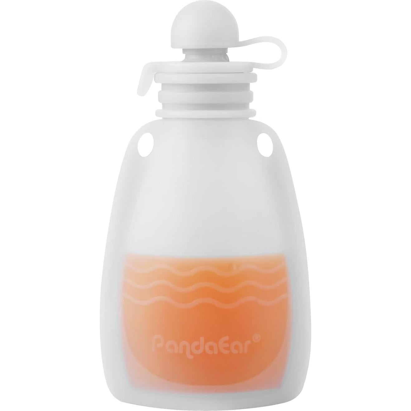 Bolsas de Silicona Reutilizables PandaEar para Bebé - 7 Unidades 150 ml