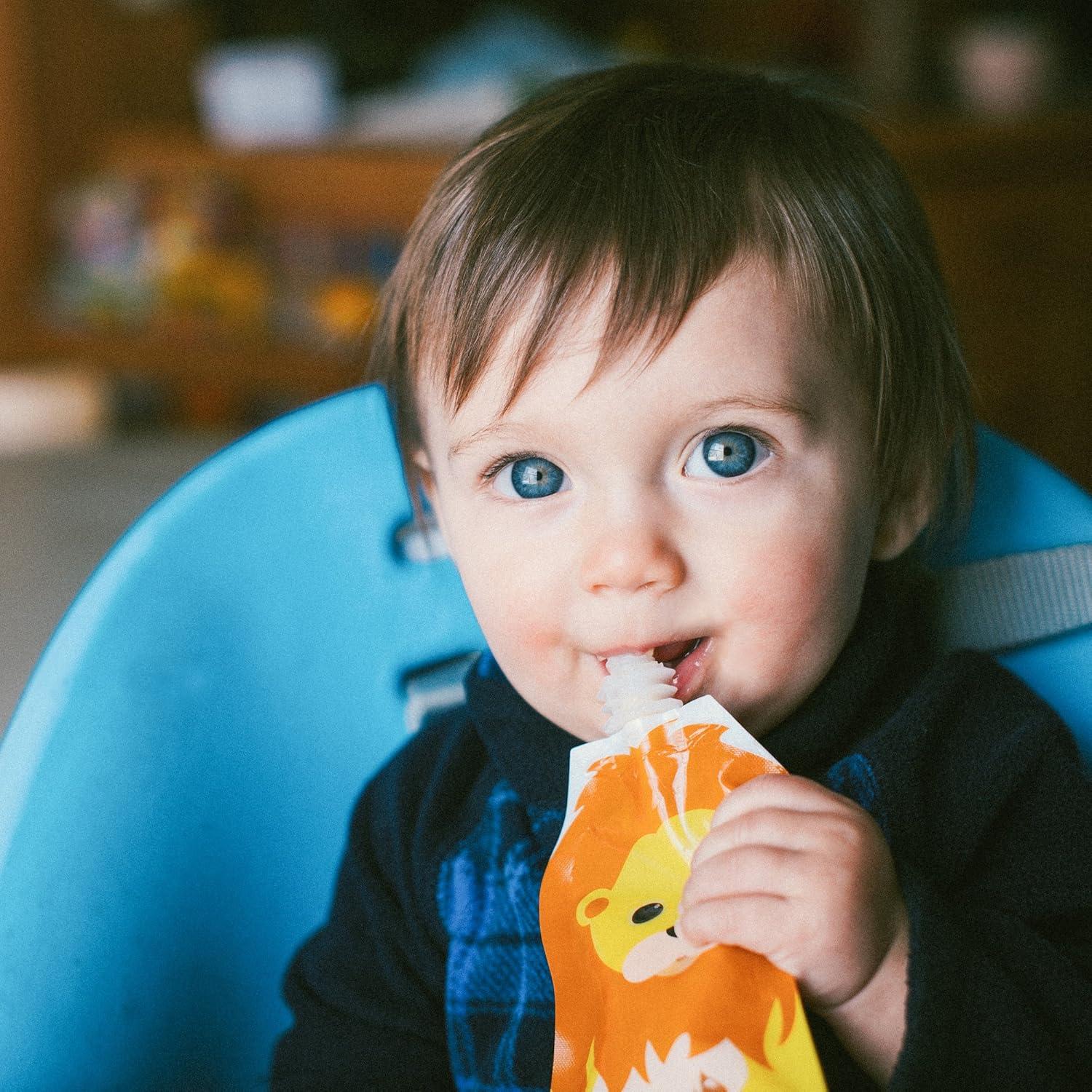 Bolsas Reutilizables Squooshi para Comida de Bebé - 12 Piezas