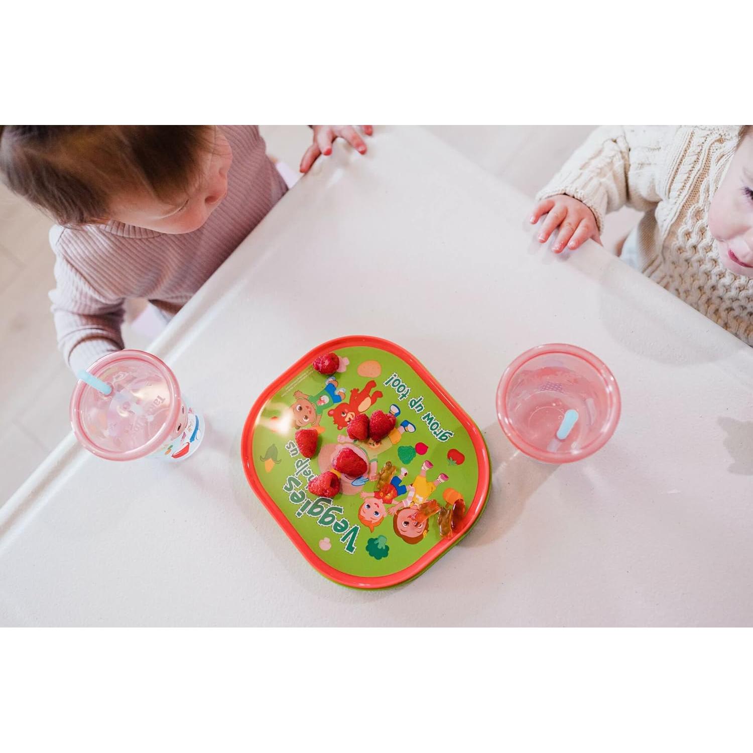 Tazas Sippy Cocomelon Las Primeras Años - 8 Piezas Antiderrame