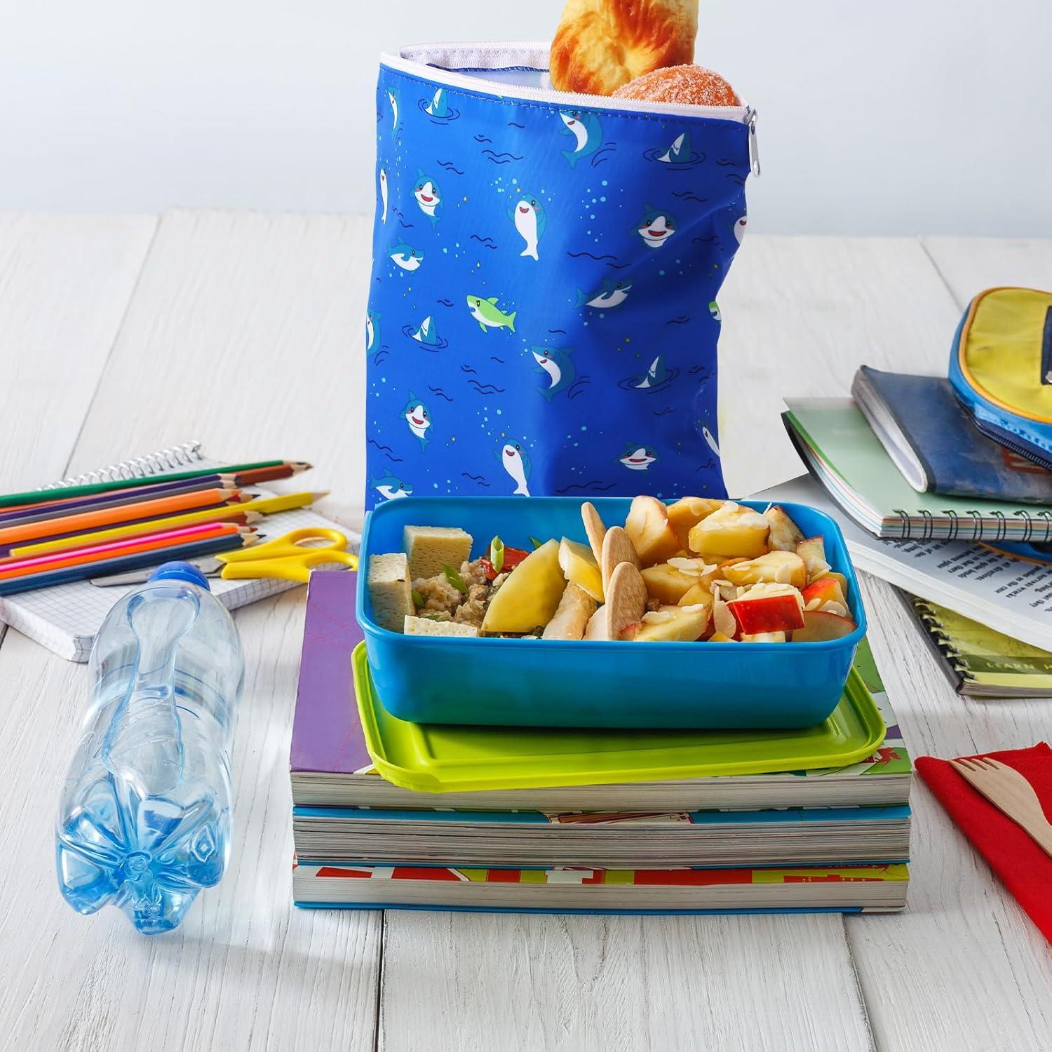 Bolsas de Sándwich Reutilizables Paterr 4 Pcs Dinosaurio