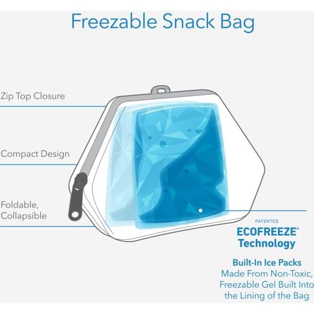 Bolsa de Snack Congelable PackIt Hombre Espacial 0.8L