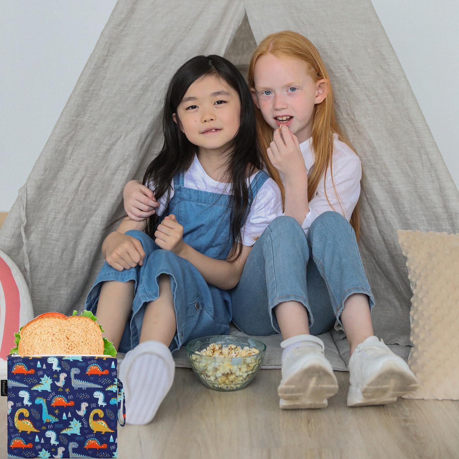 Bolsa de Sándwich Reutilizable Fammart Dinosaurio 20x19 cm