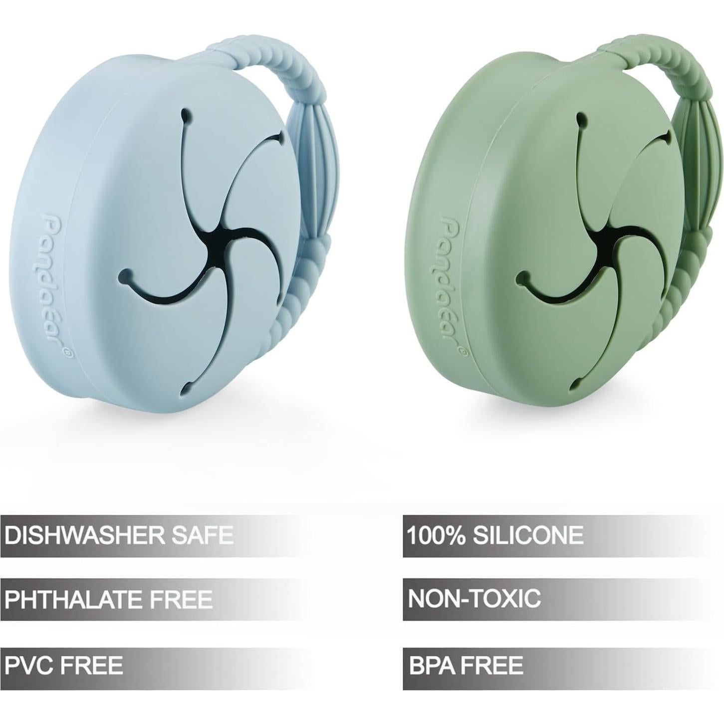 Set 4 Bolsas de Comida y Contenedores PandaEar - Silicona Reutilizable