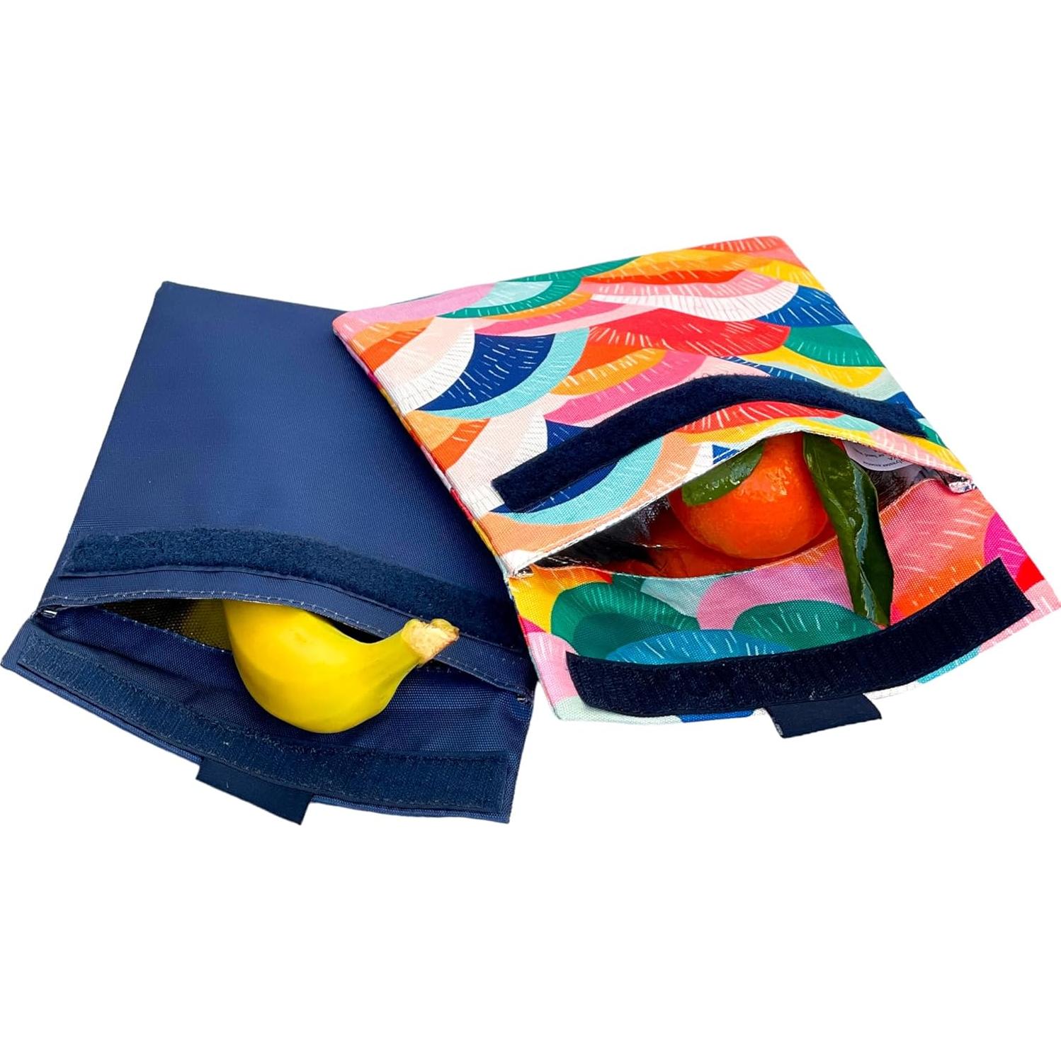 Bolsa de Sándwich Yumbox Pochette Reutilizable 20.3x19.1cm - 2 Unidades