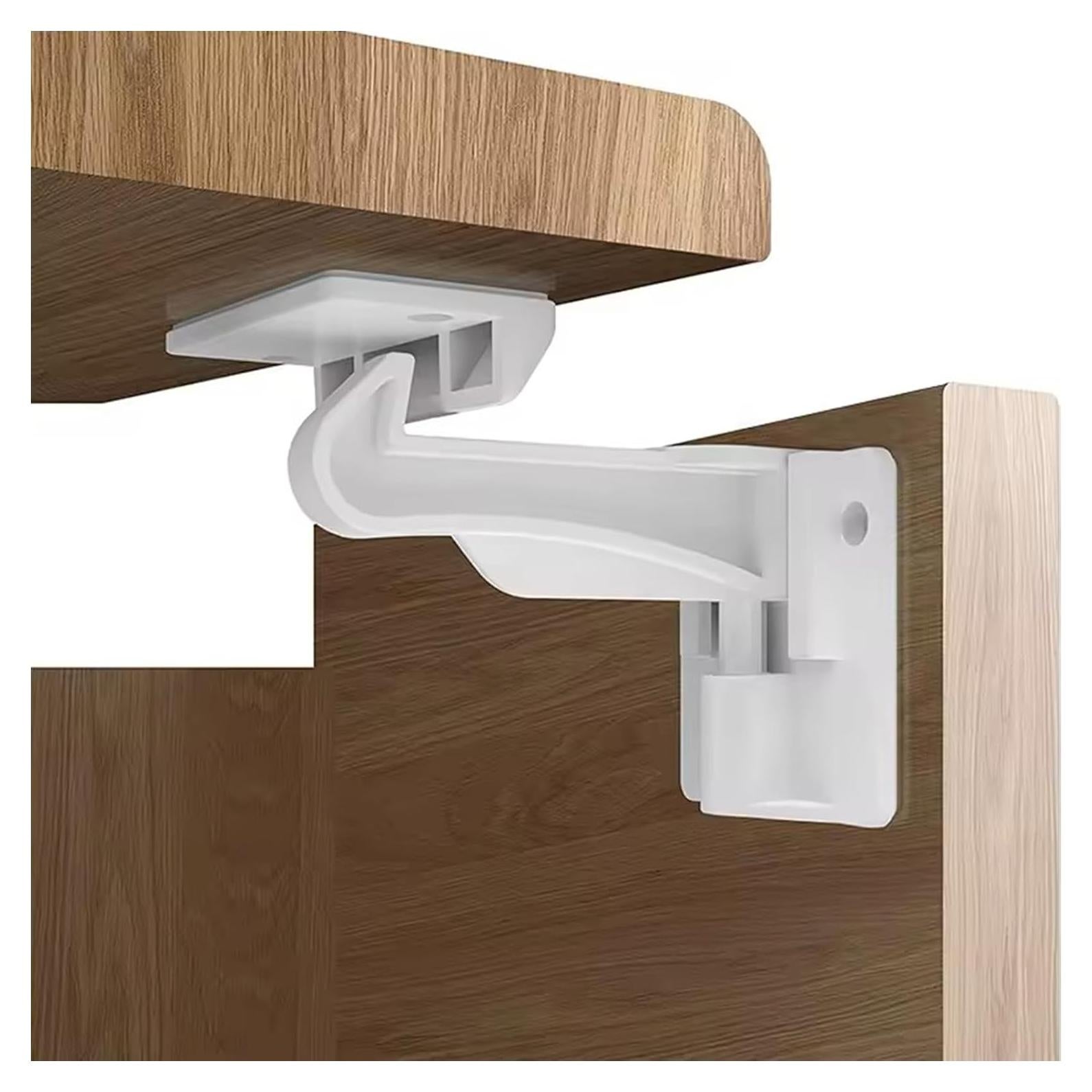 Cerraduras de Seguridad Invisibles Buumook para Gabinetes - 6 Pzas