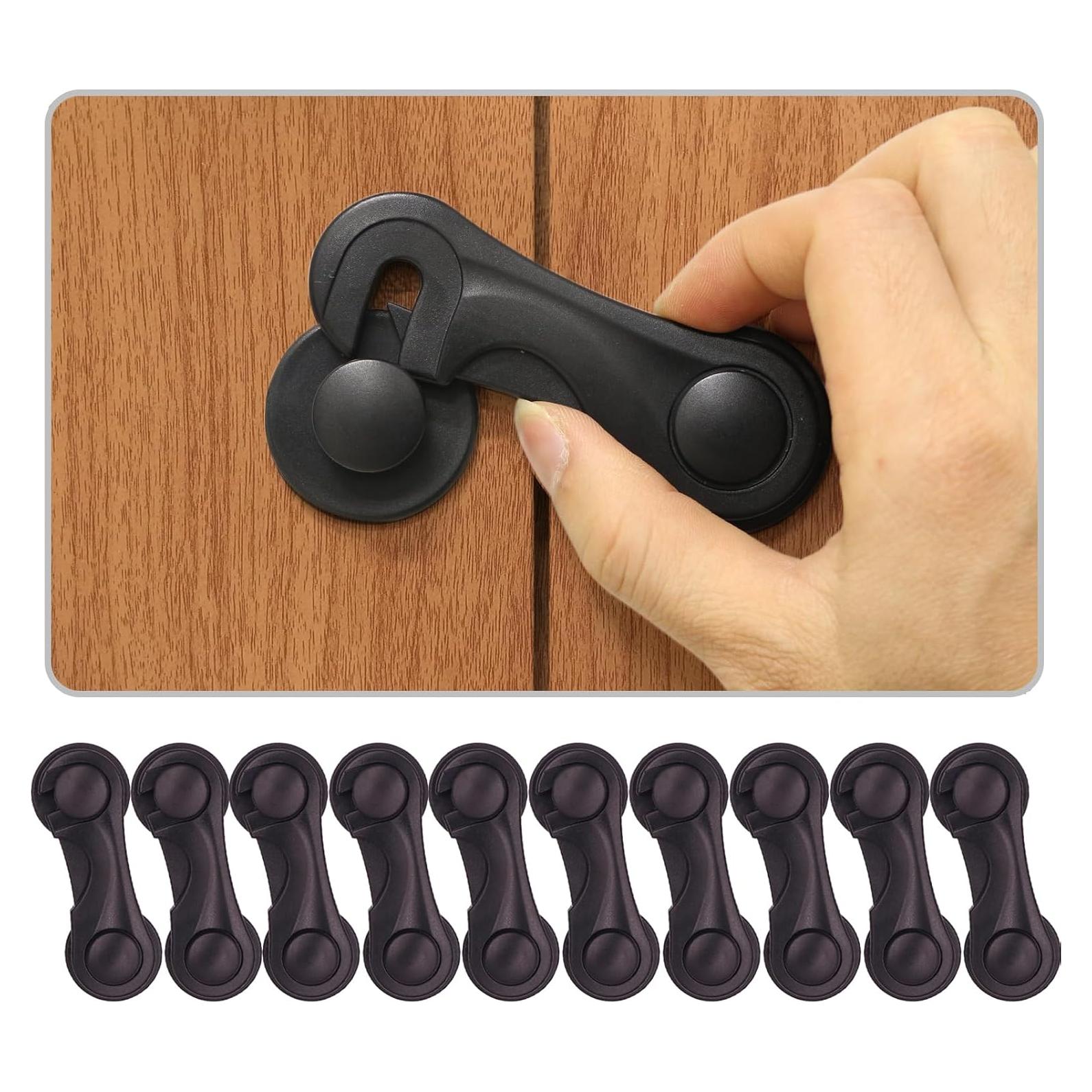 Cerraduras de Seguridad para Gabinetes KongNai - Paquete de 10