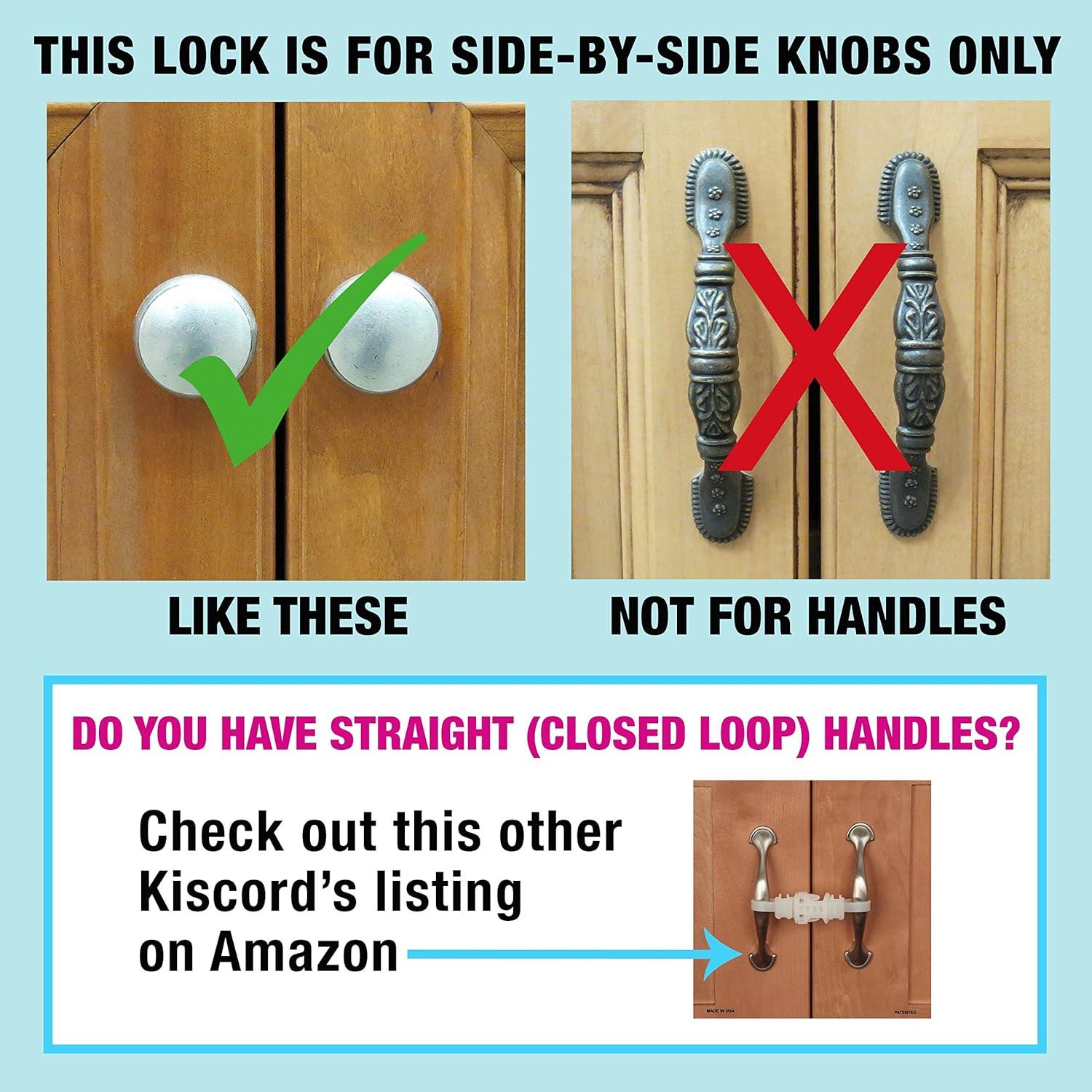 Candados de Seguridad Kiscords para Gabinetes - 5 Unidades