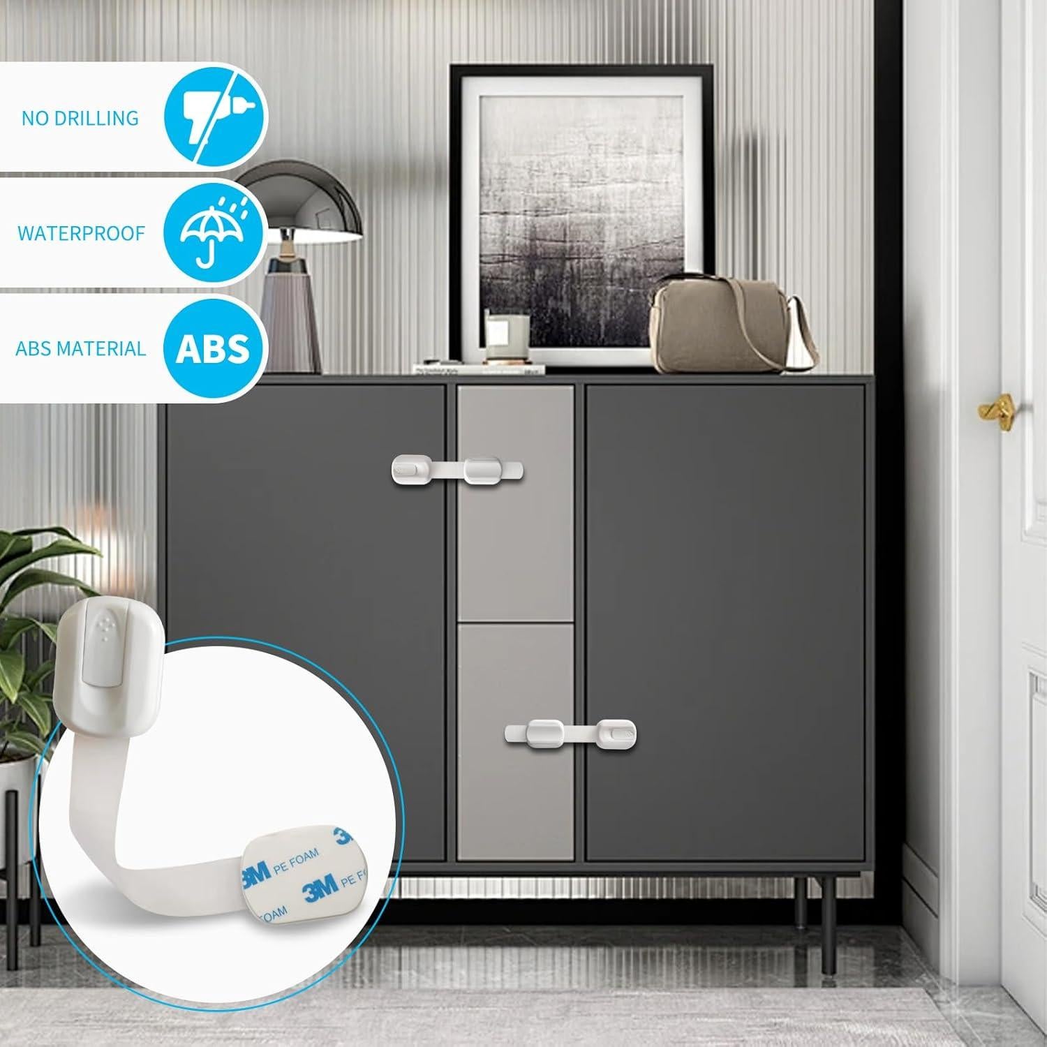 Candados de Seguridad para Niños Define Essentials - Paquete de 8