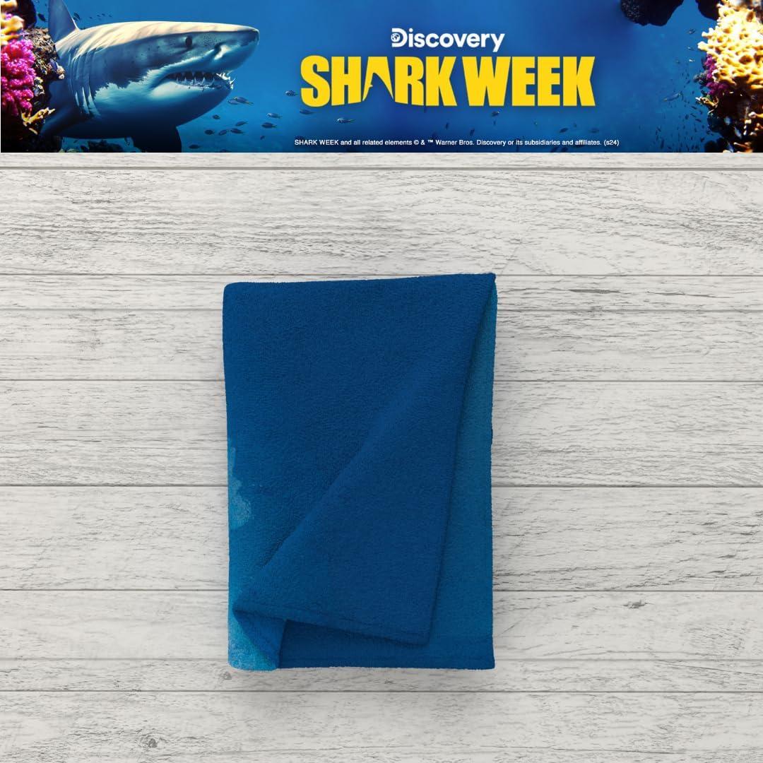 Toalla de Playa Franco Shark Week 100% Reciclada 71x147 cm