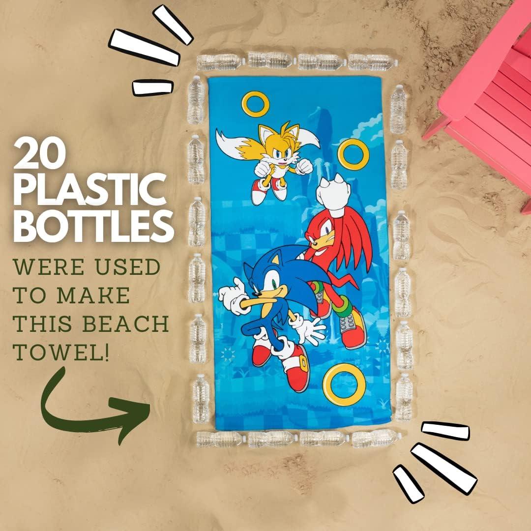 Toalla de Playa Franco Sonic 147x71 cm Ecológica