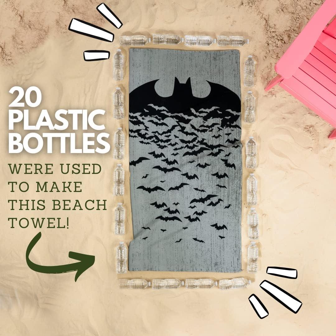 Toalla de Playa Franco Batman 147x71 cm 100% Reciclada