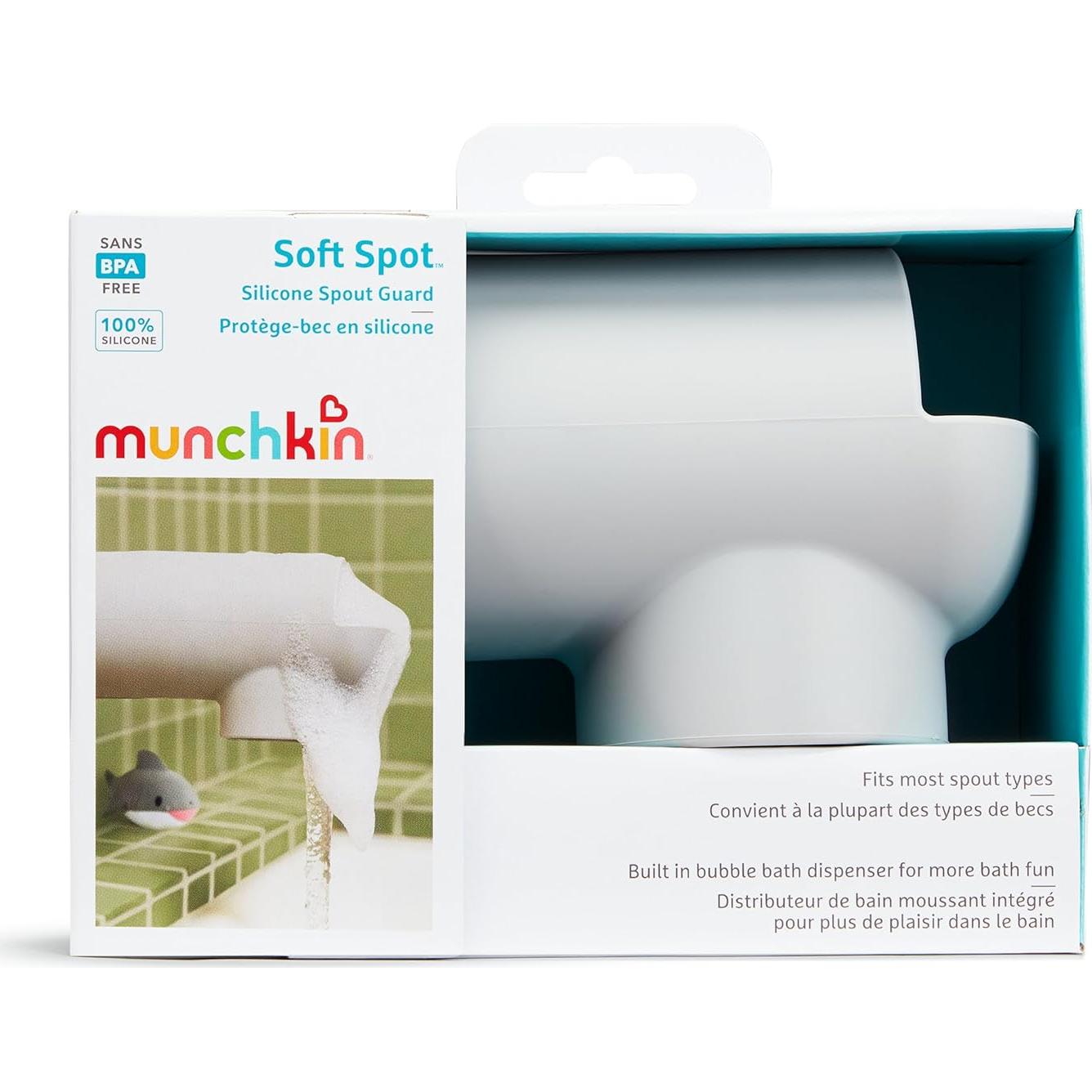 Cubierta de Grifo de Baño Munchkin Soft Spot Silicona Gris
