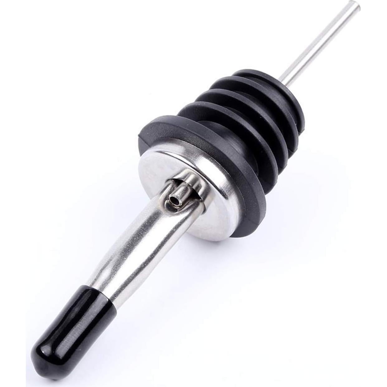 100 Tapas de Polvo para Vertedores LEGERM - Goma Negra