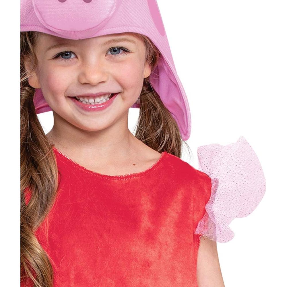 Disfraz de Peppa Pig para Niñas - Traje Oficial con Sombrero