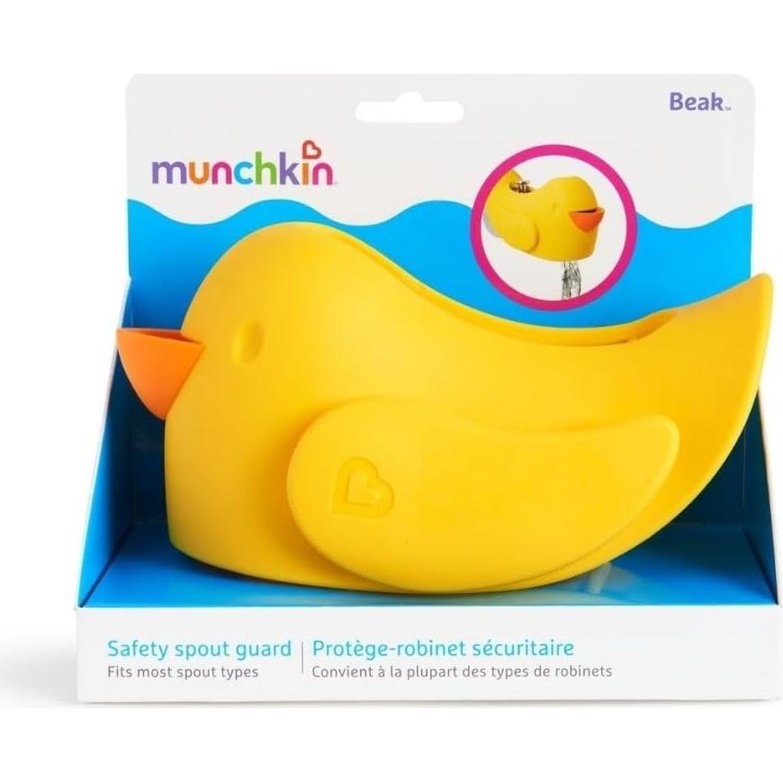 Cubierta de Grifo Beak Munchkin Amarillo con Dispensador de Burbujas