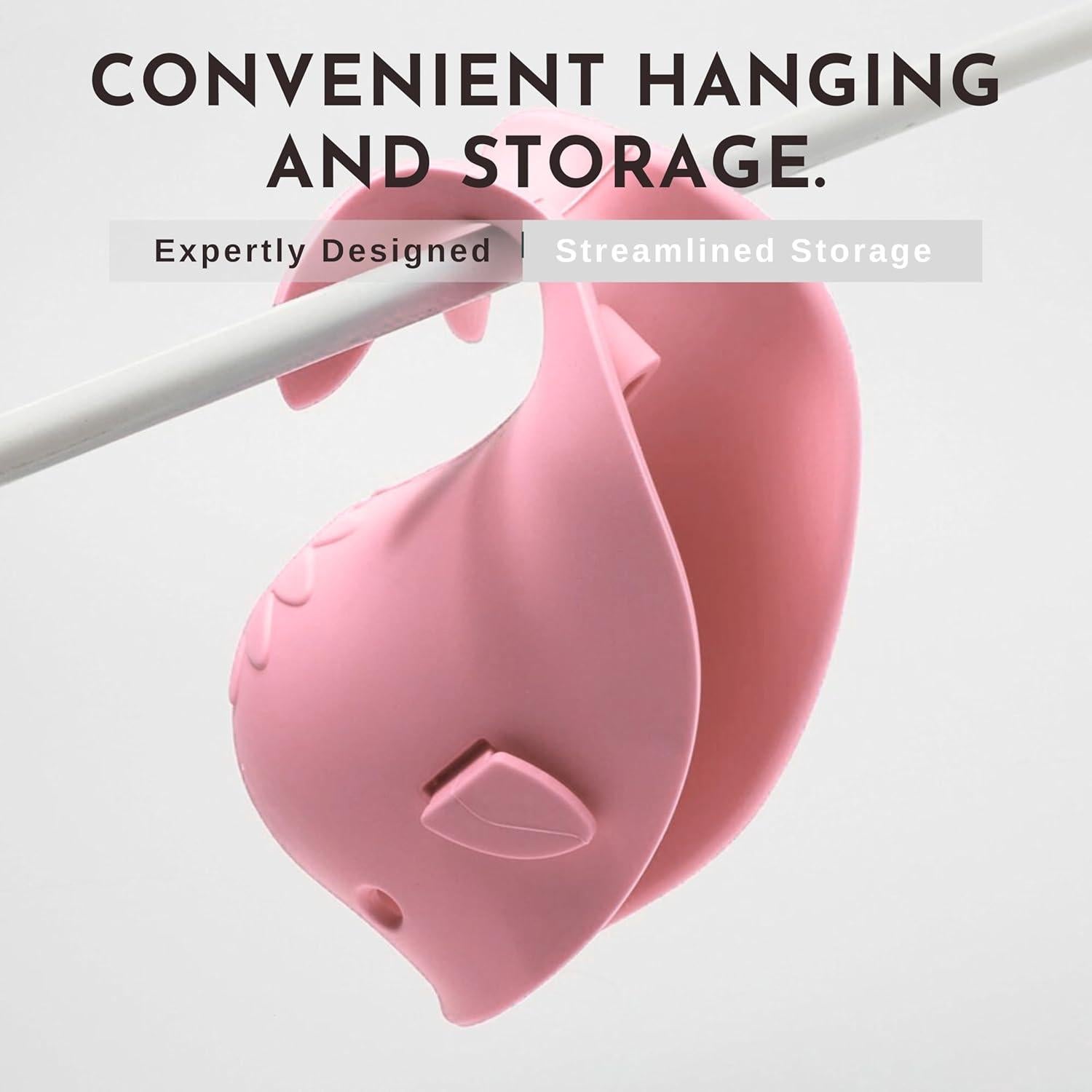 Cubierta de Salida de Baño para Bebés Ballena Rosa - Silicona Segura