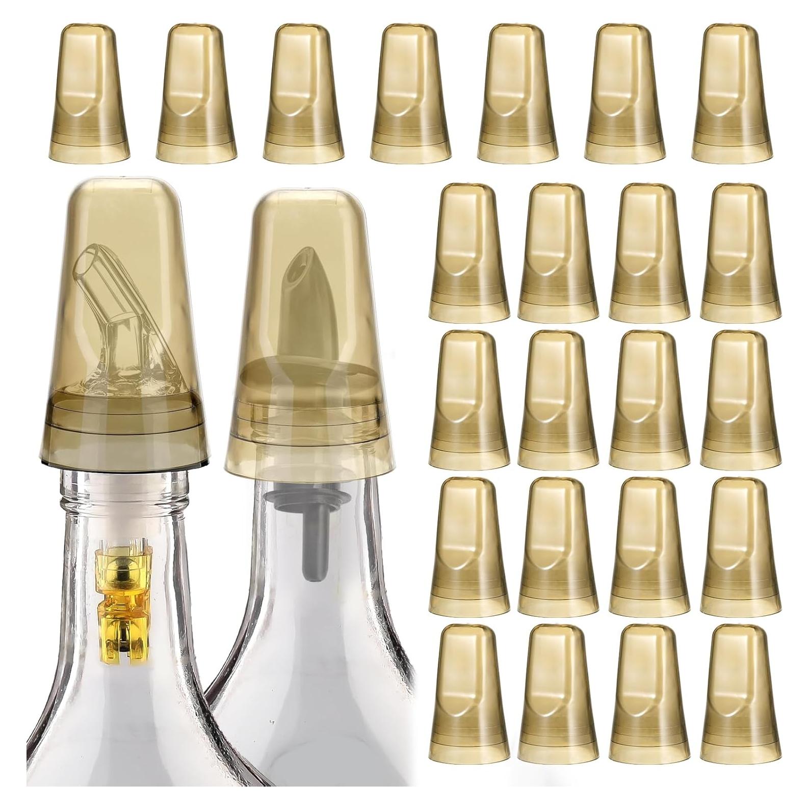 25 Cubiertas de Vertedor SuproBarware - Tapas de Polvo Transparentes