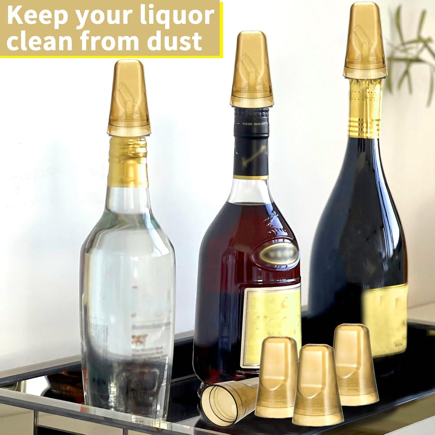 25 Cubiertas de Vertedor SuproBarware - Tapas de Polvo Transparentes