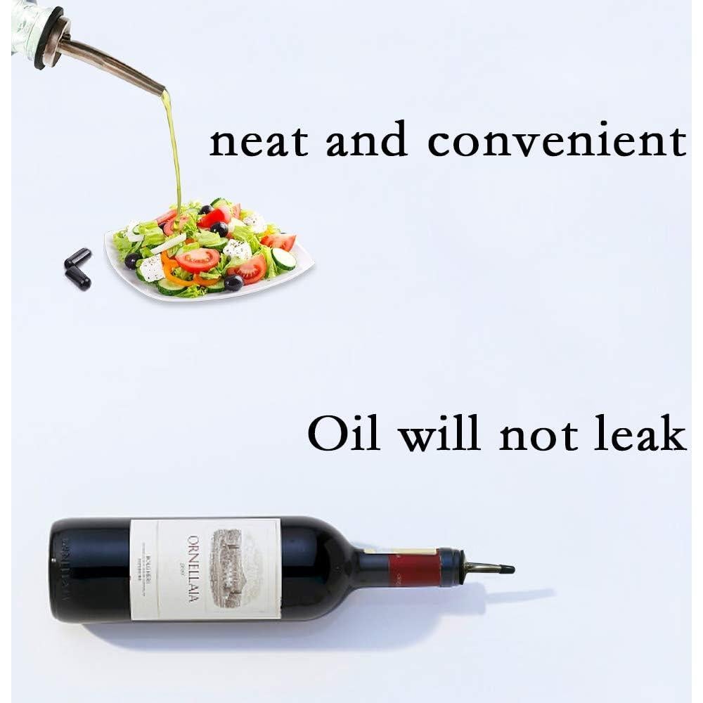 200 Cubiertas de Vertedor de Licor GOLF - Goma Negra 1.8cm