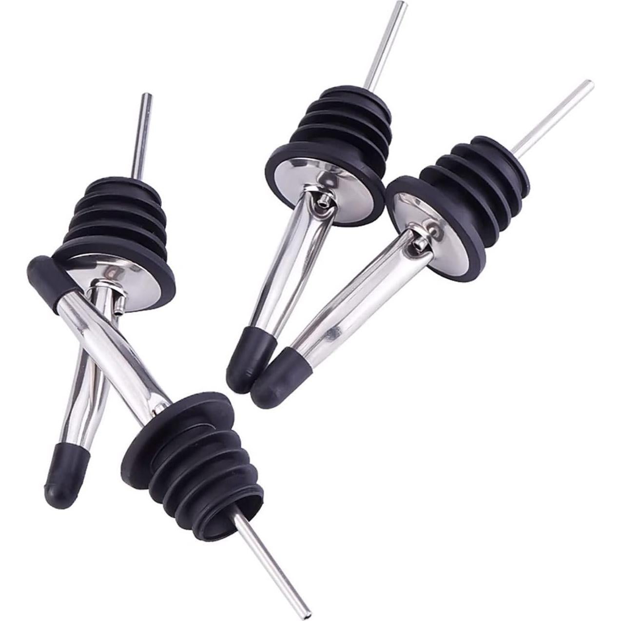 50 Tapas de Goma para Vertedores de Licor y Aceite - HANXOZU