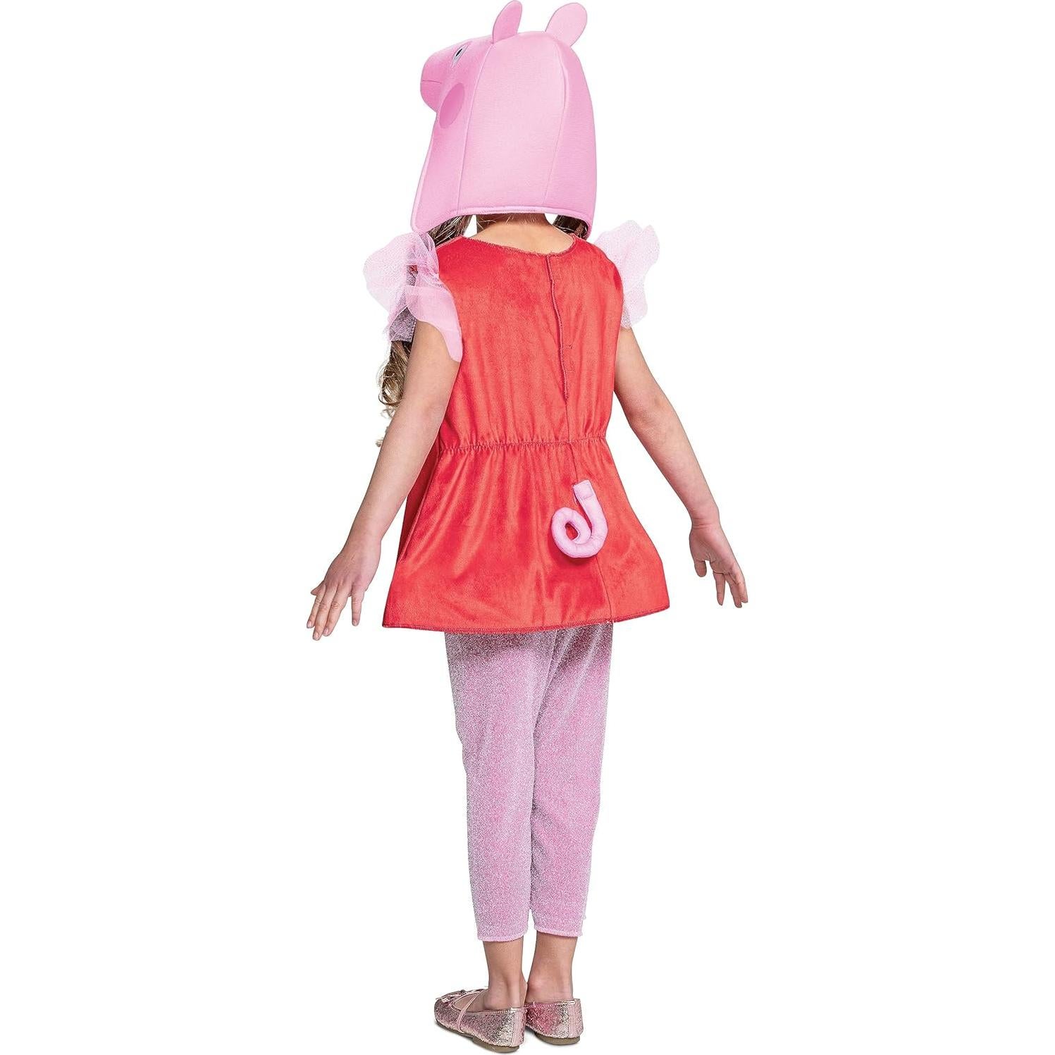 Disfraz Peppa Pig Disguise para Niñas, Vestido y Gorro