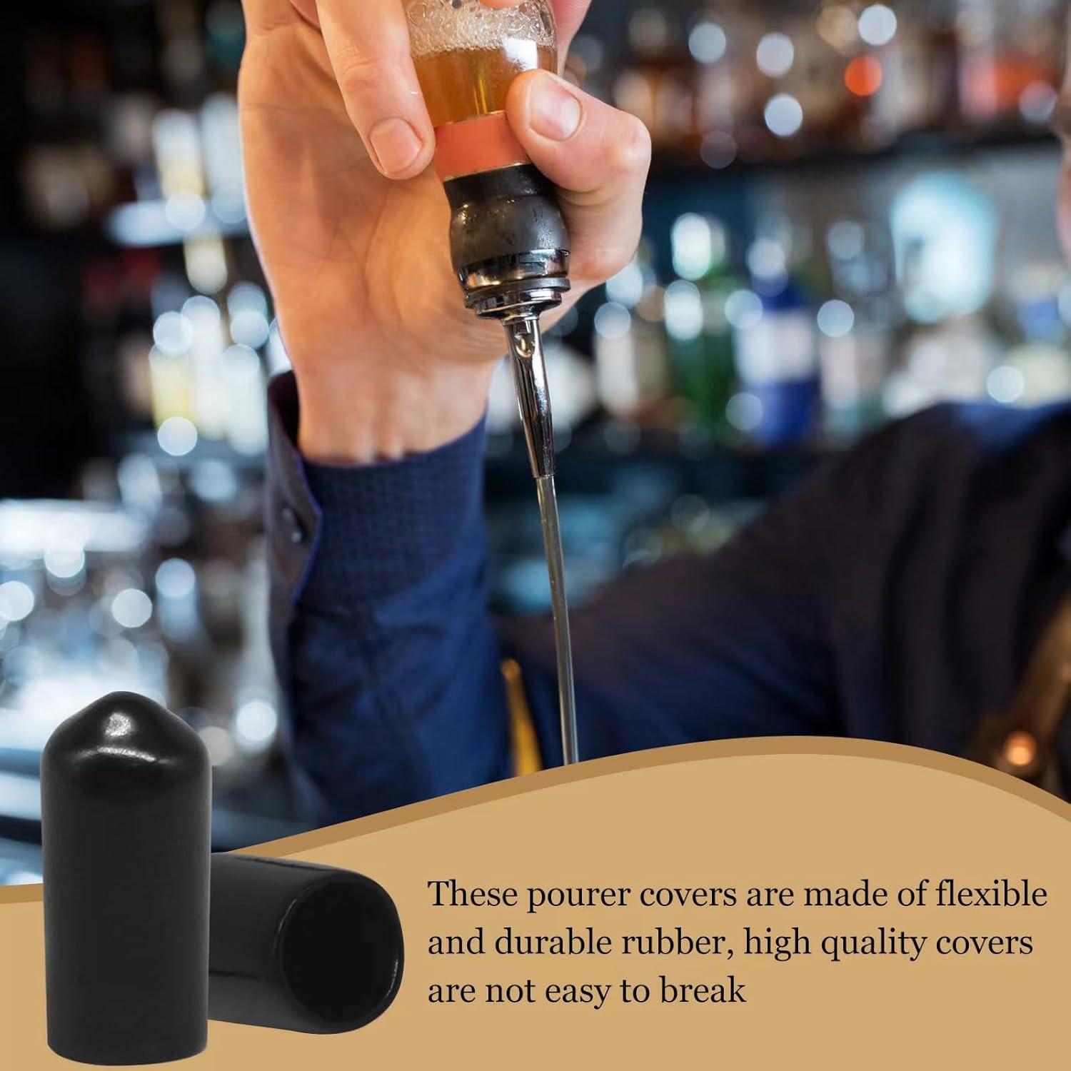 RYKOMO 200 Tapas de Vertedor de Goma para Botellas de Licor