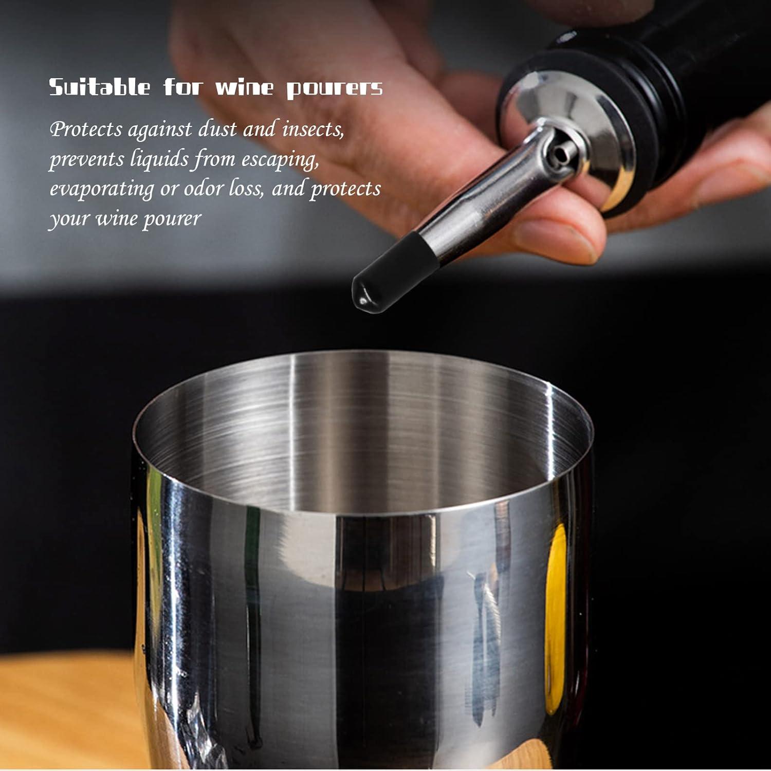 RYKOMO 200 Tapas de Vertedor de Goma para Botellas de Licor