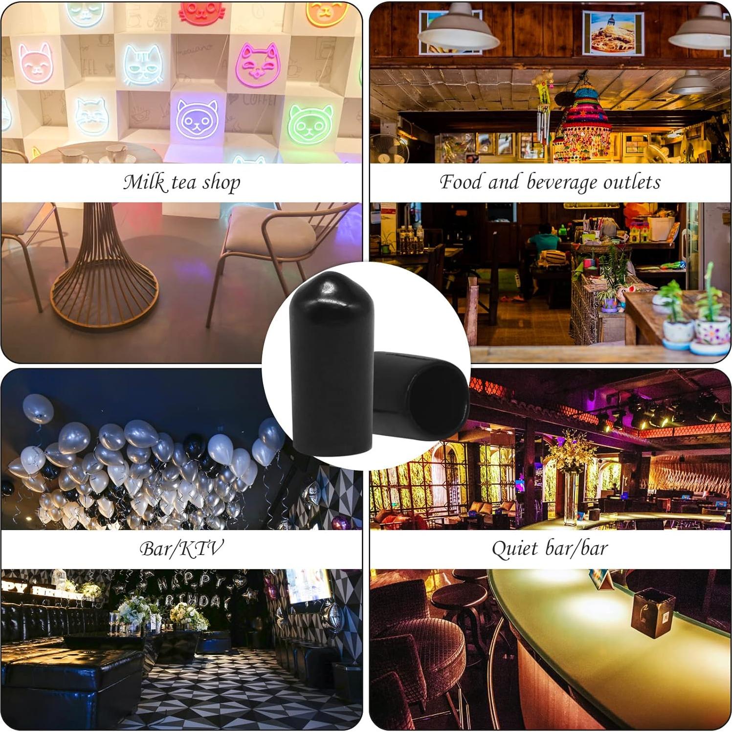 RYKOMO 200 Tapas de Vertedor de Goma para Botellas de Licor