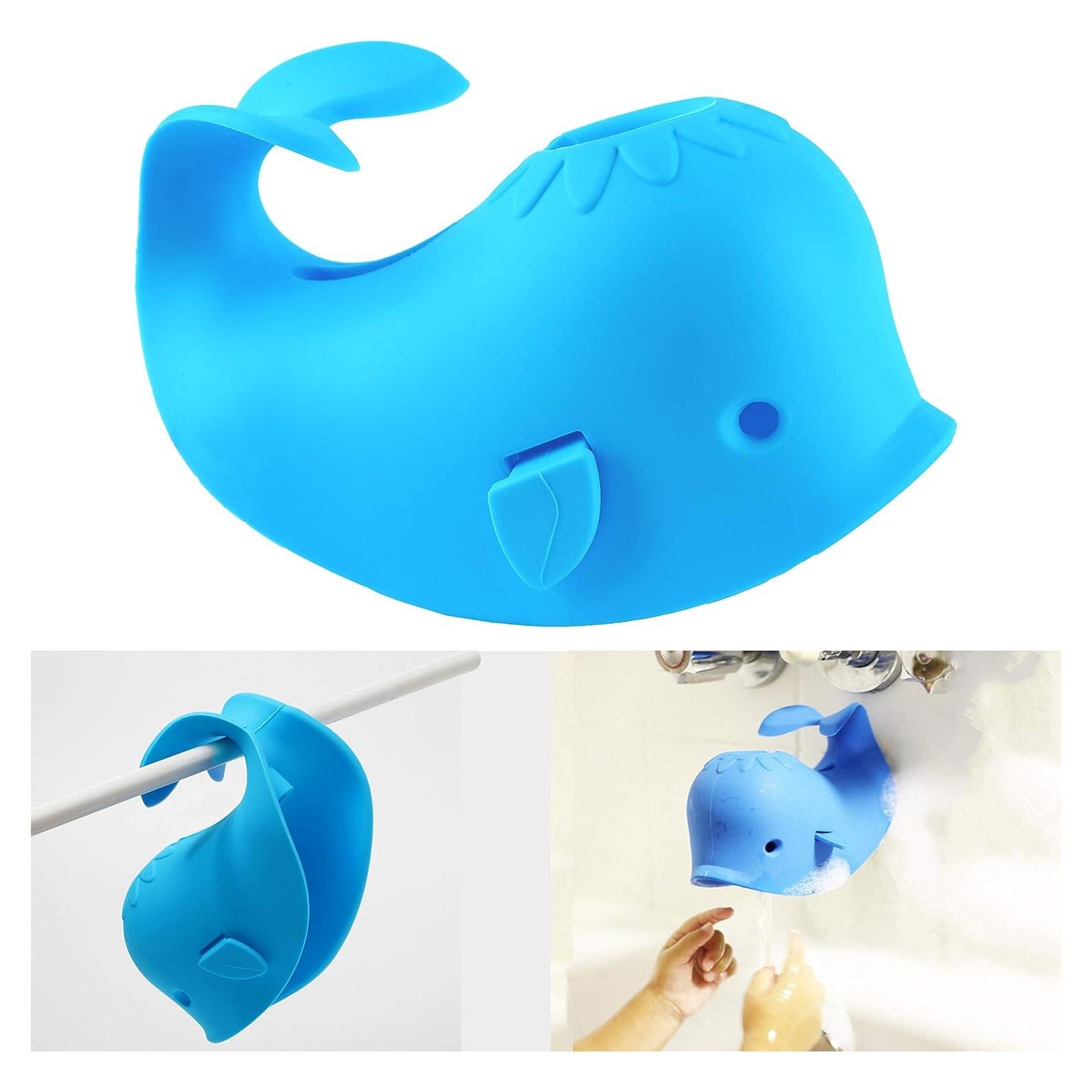 Cubierta de Salida de Agua para Baño Bebés Ballena Azul